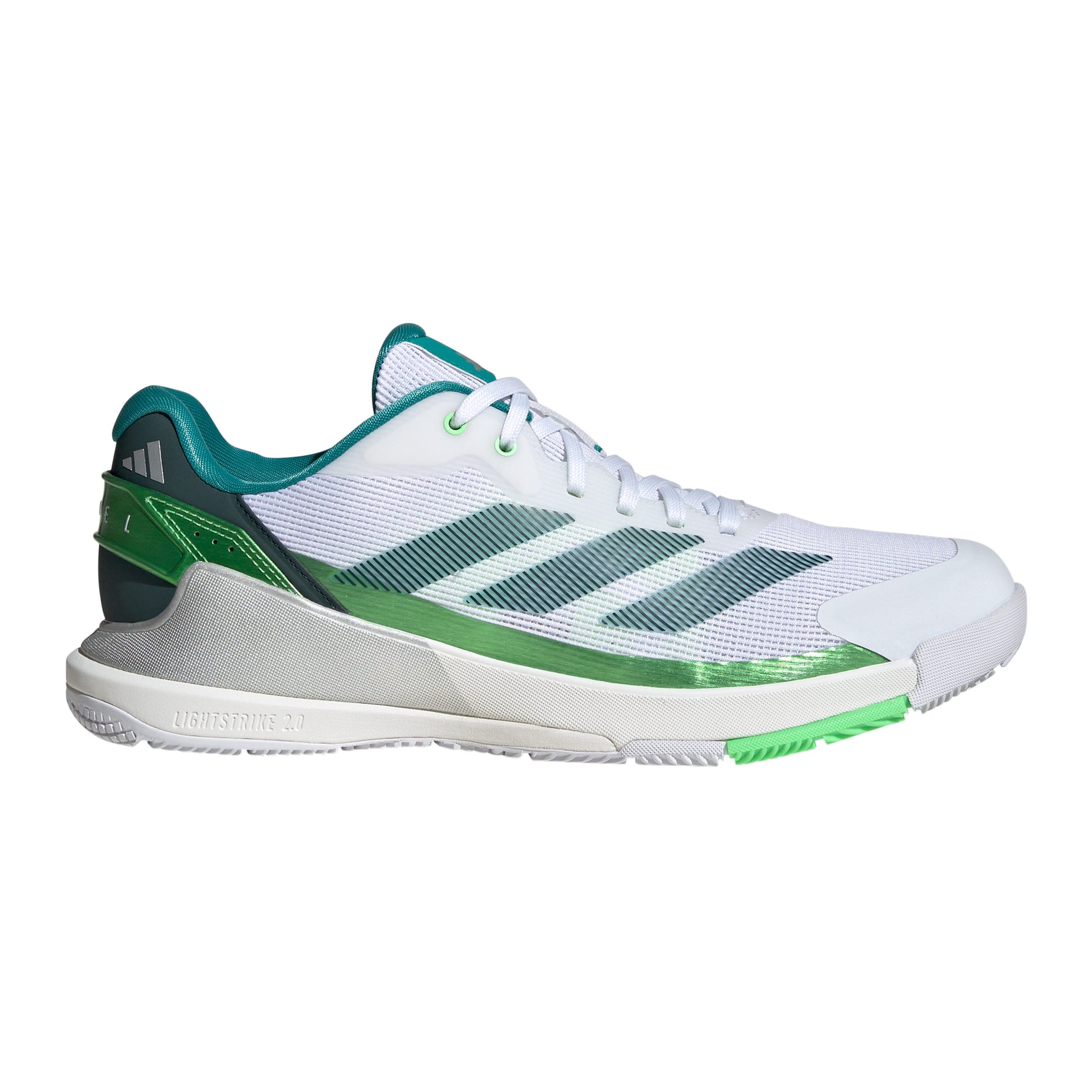 adidas Crazyquick LS Padelschuh Herren - weiß, grün