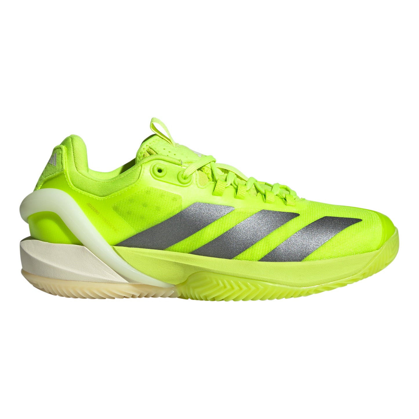 adidas adizero Cybersonic Sandplatzschuh Damen - limette, silber