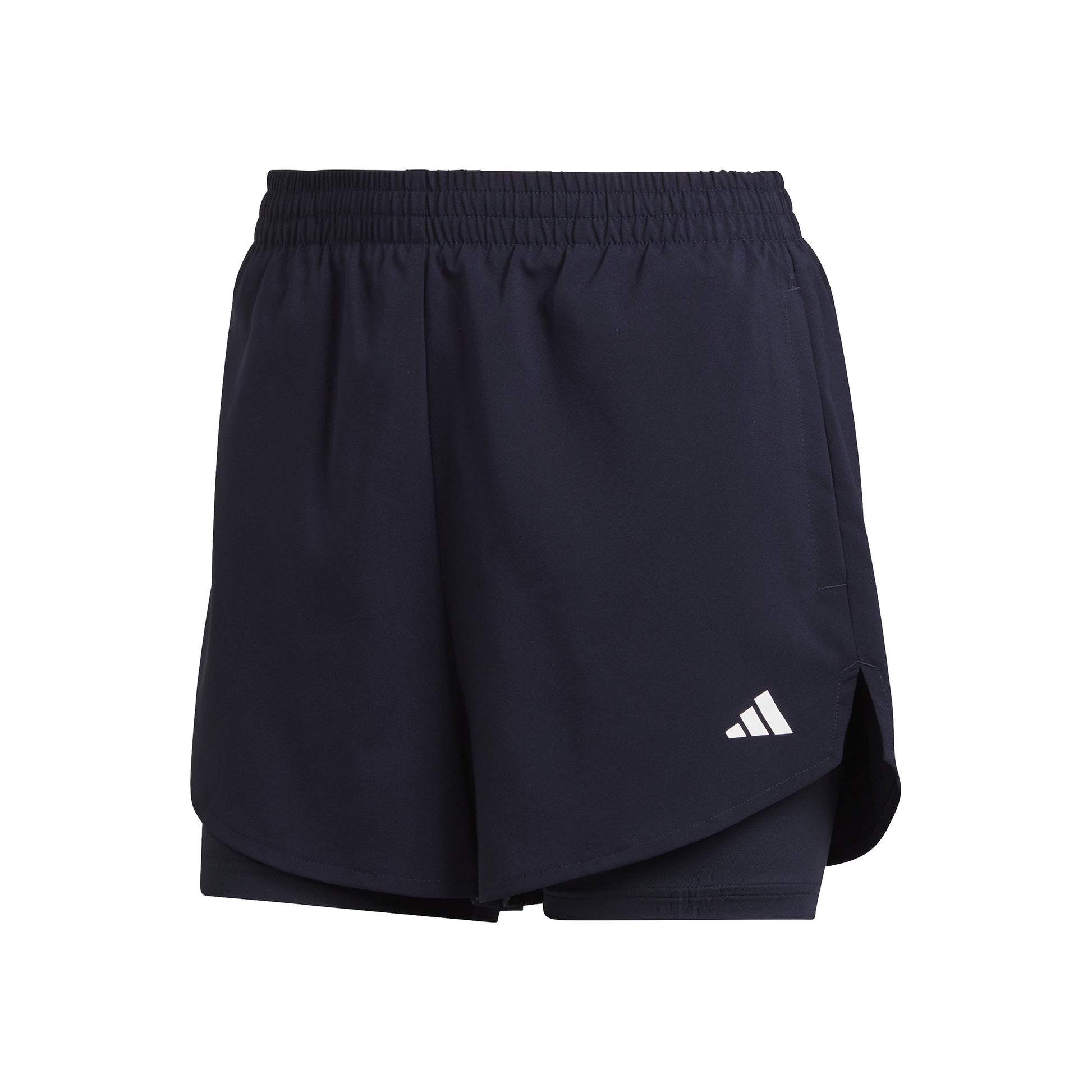 adidas MIN 2in1 Shorts Damen - dunkelblau,