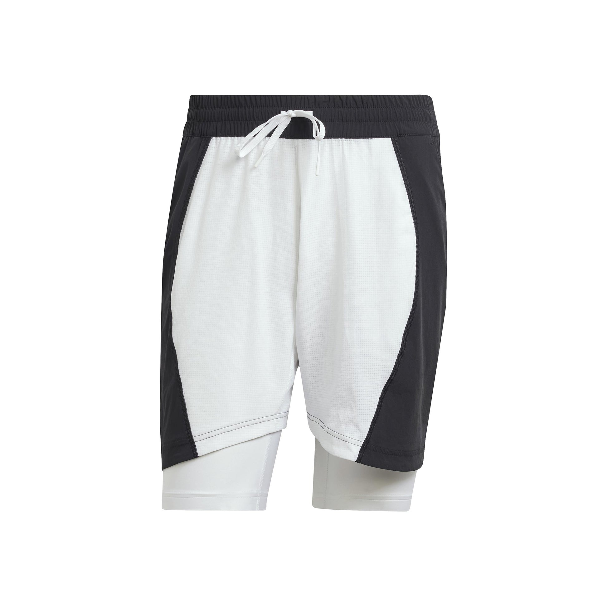 adidas Short & Set 6in Shorts Herren-Weiß,Schwarz