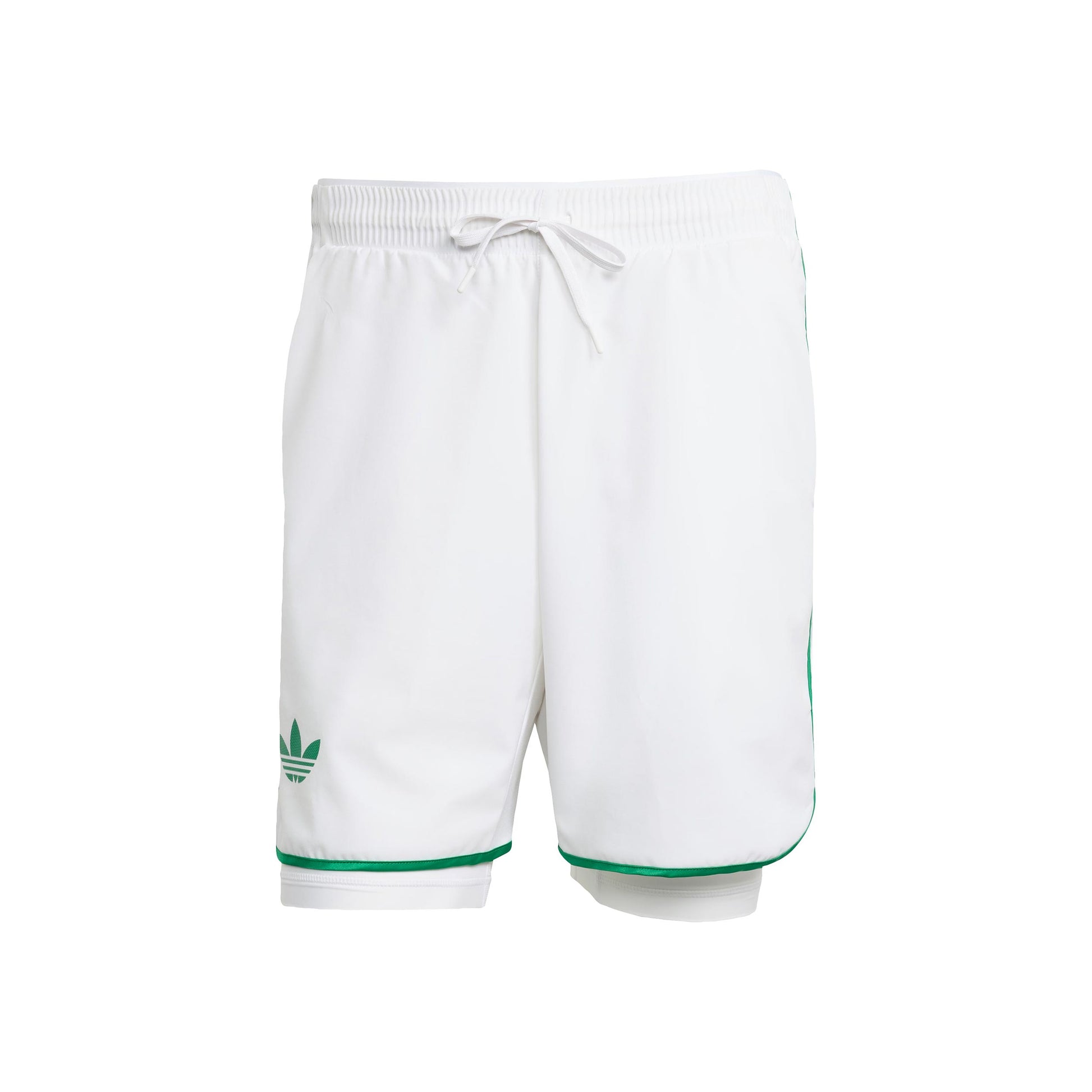 adidas 7in Shorts Herren-Weiß,Grün