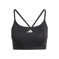 Aeroreact Training 3Stripes Sport-BH Damen - schwarz