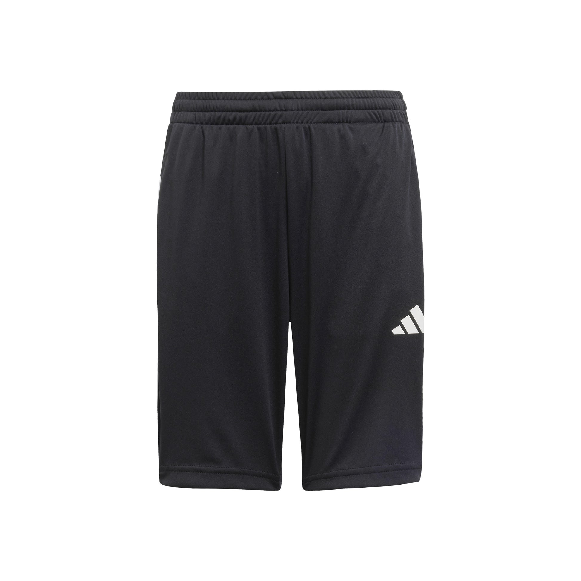 adidas Training Essentials 3 Stripes Shorts Kinder-Schwarz,Weiß