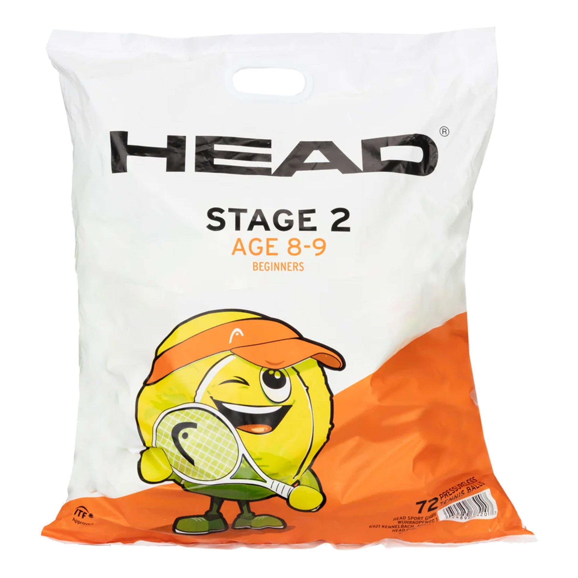 HEAD Stage 2 Orange 72er Beutel
