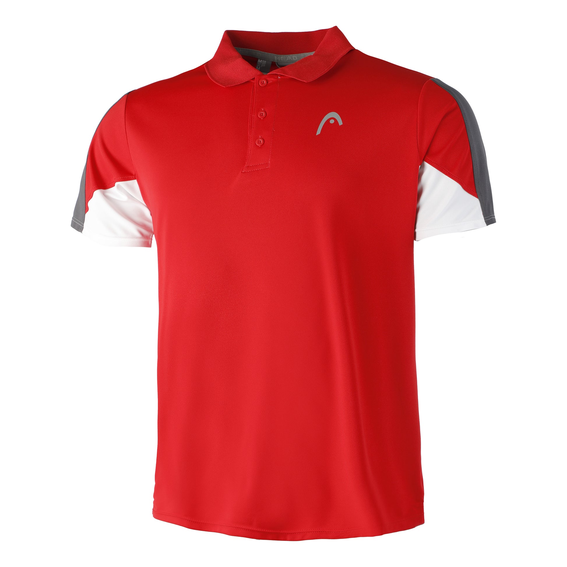 HEAD Club Tech 22 Polo Herren - rot, weiß