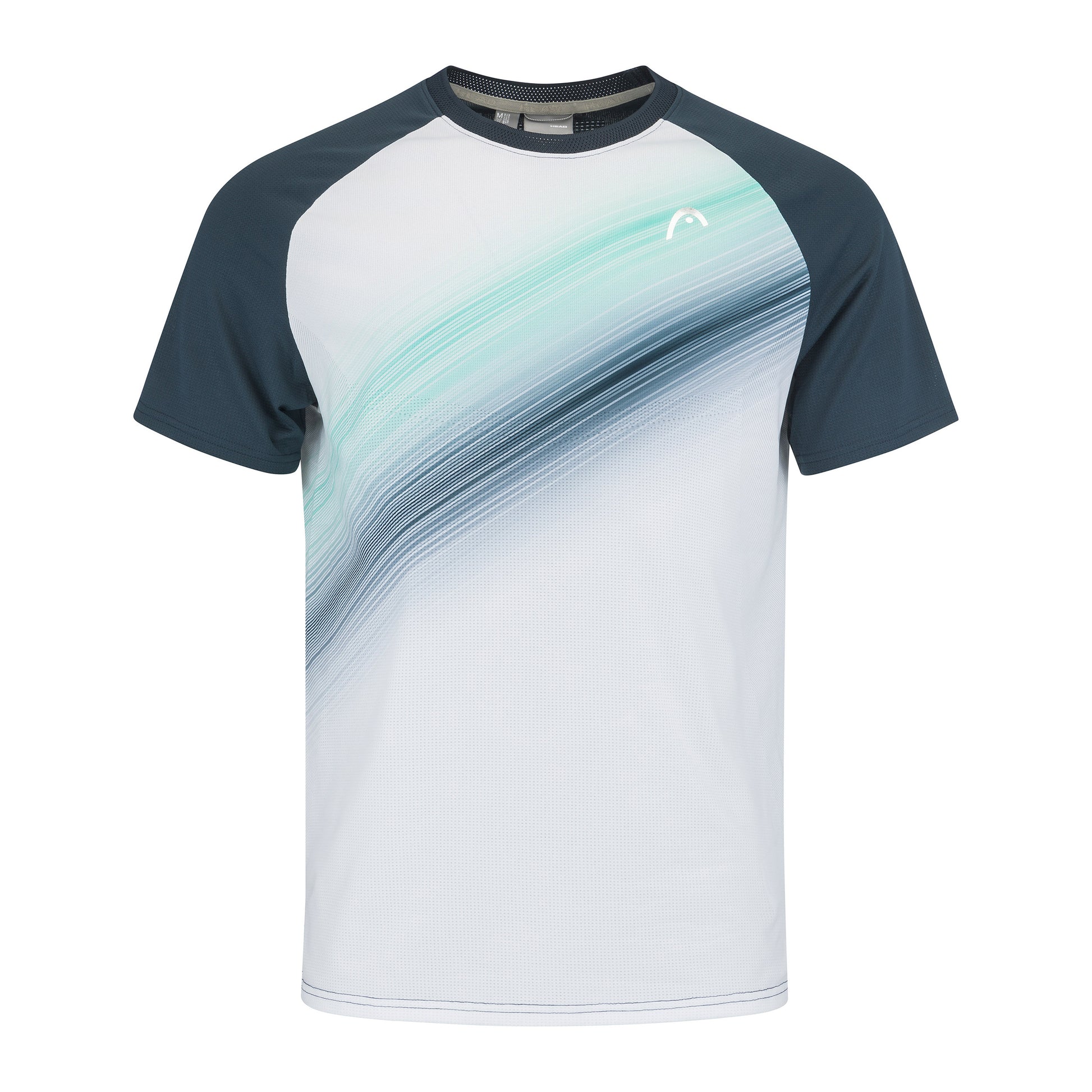 HEAD Performance T-Shirt Herren - weiß, dunkelblau