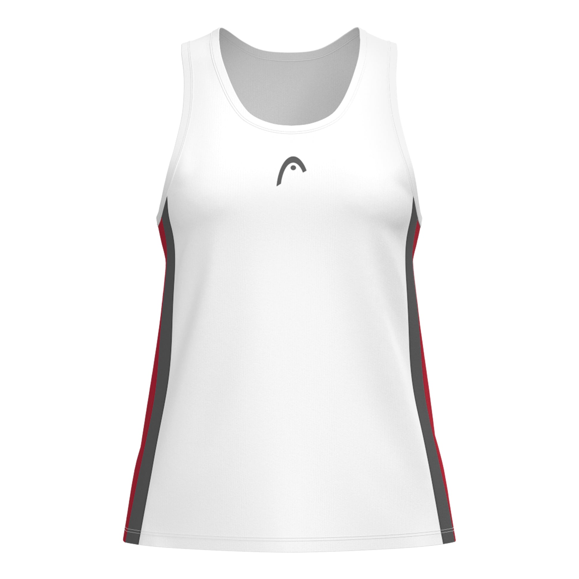 HEAD Club 25 Tech Tank-Top Damen-Weiß,Rot