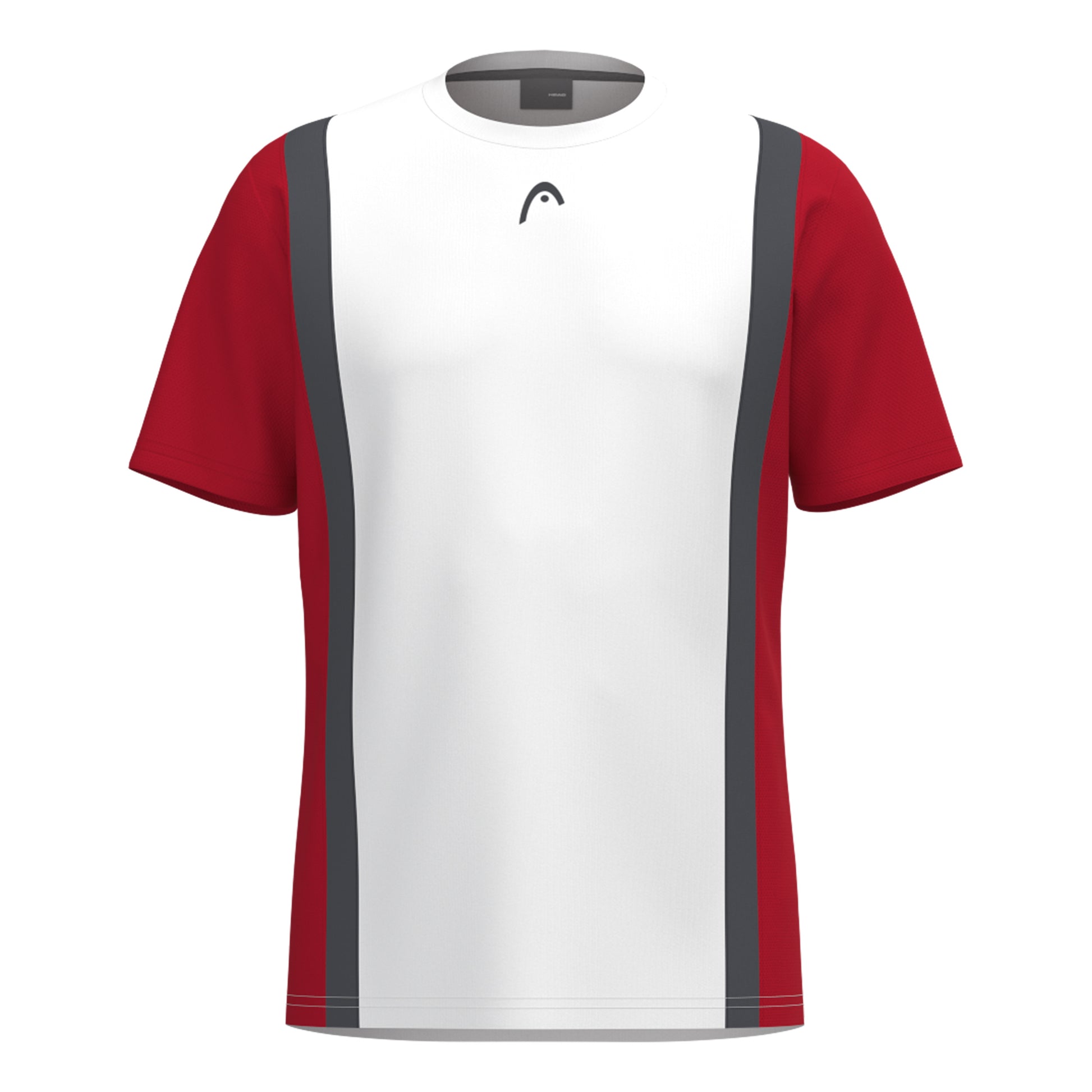 HEAD Club 25 Tech T-Shirt Herren-Rot,Weiß