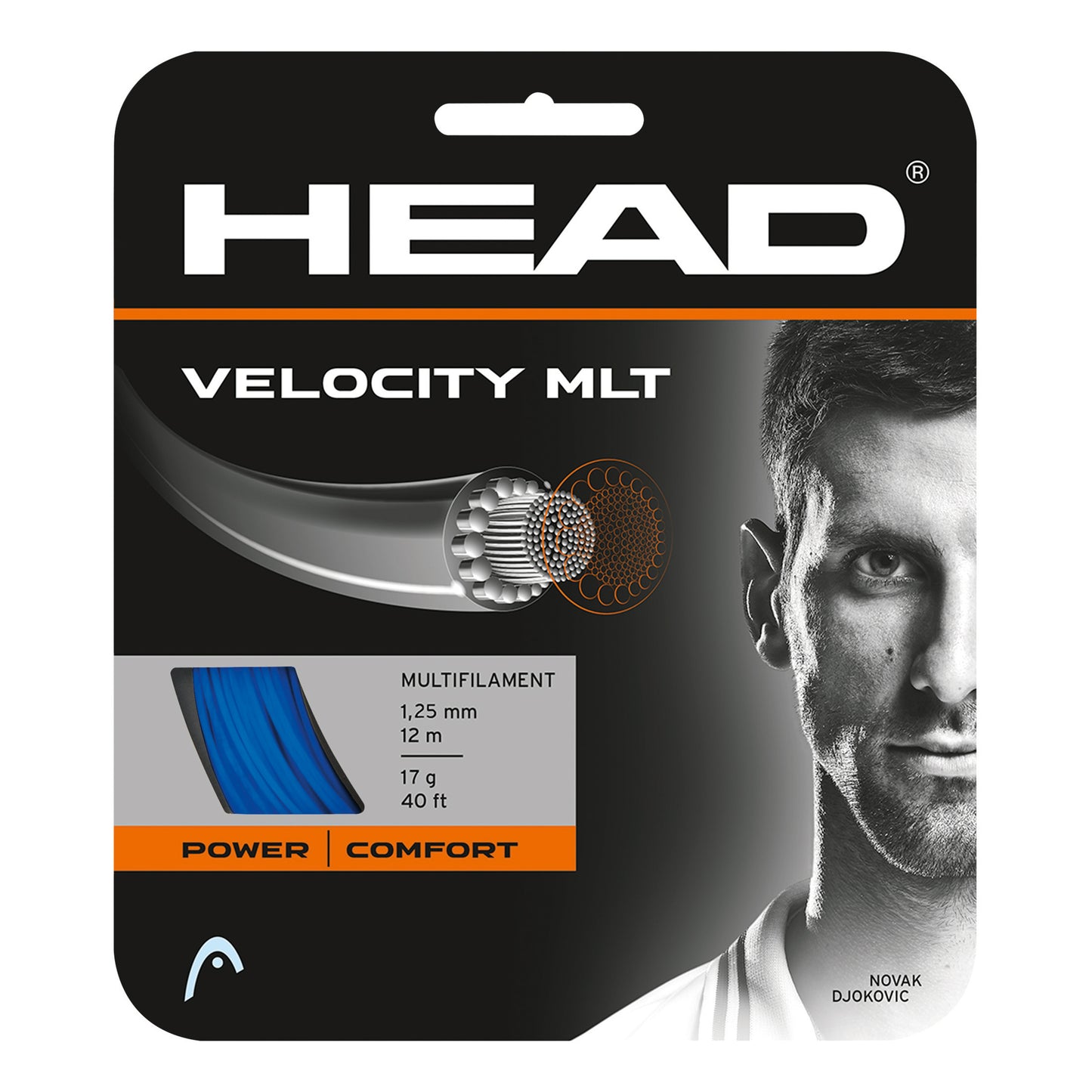 HEAD Velocity MLT Saitenset 12m - blau