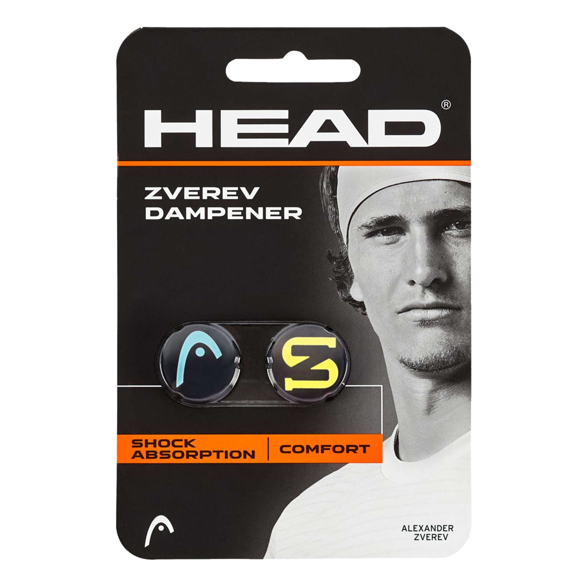 HEAD Zverev Dämpfer 2er Pack-Blau,Gelb
