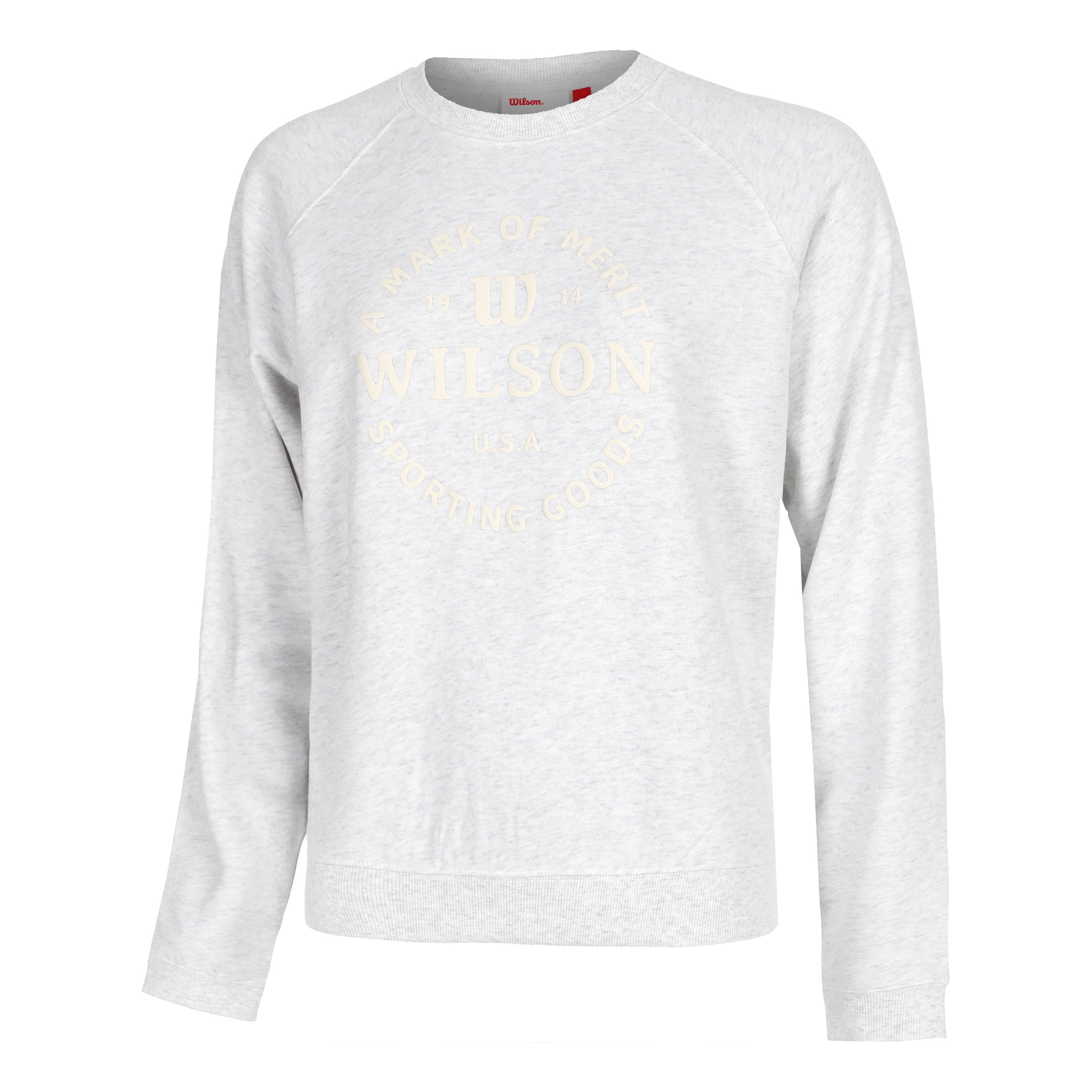 Wilson Classic Crew Sweatshirt Damen-hellgrau