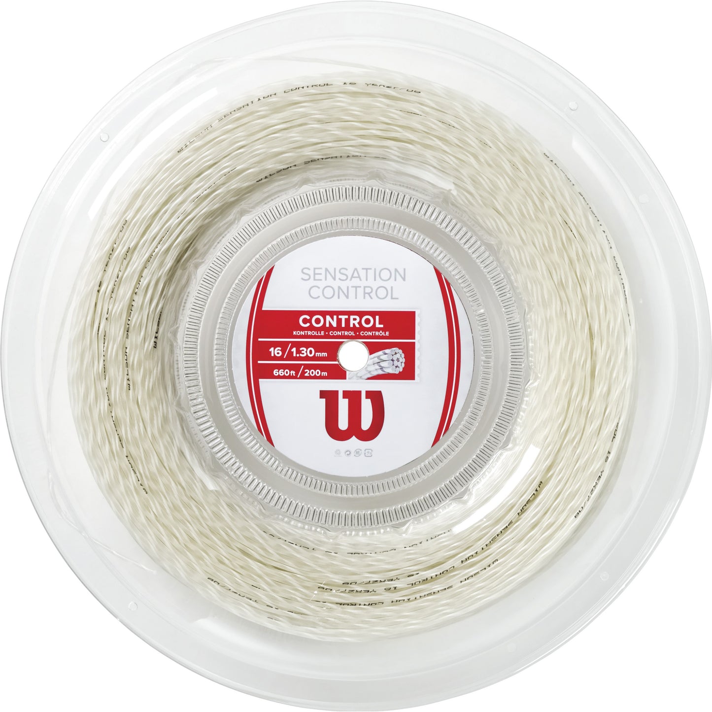 Wilson Sensation Control Saitenrolle 200m-Nude