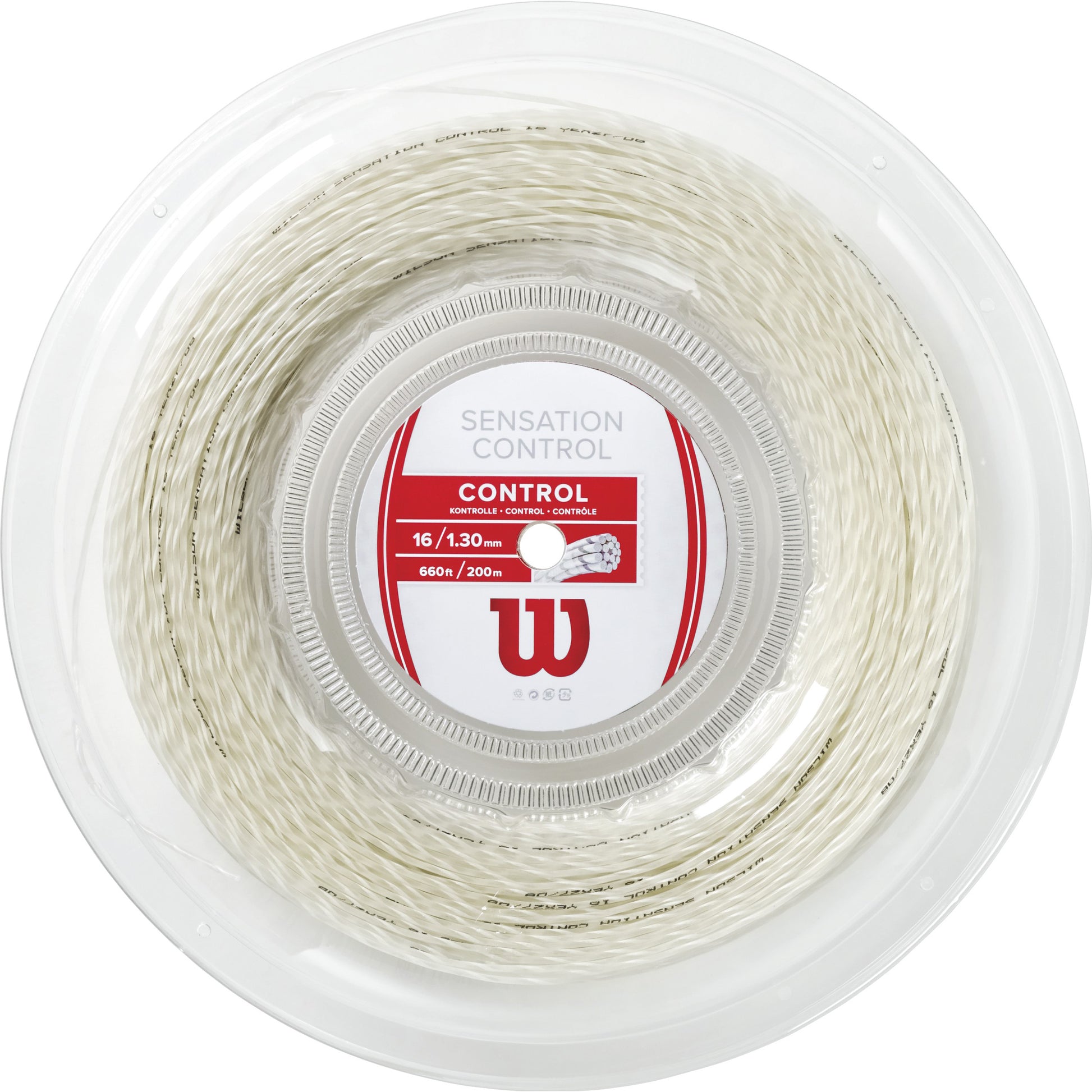 Wilson Sensation Control Saitenrolle 200m-Nude