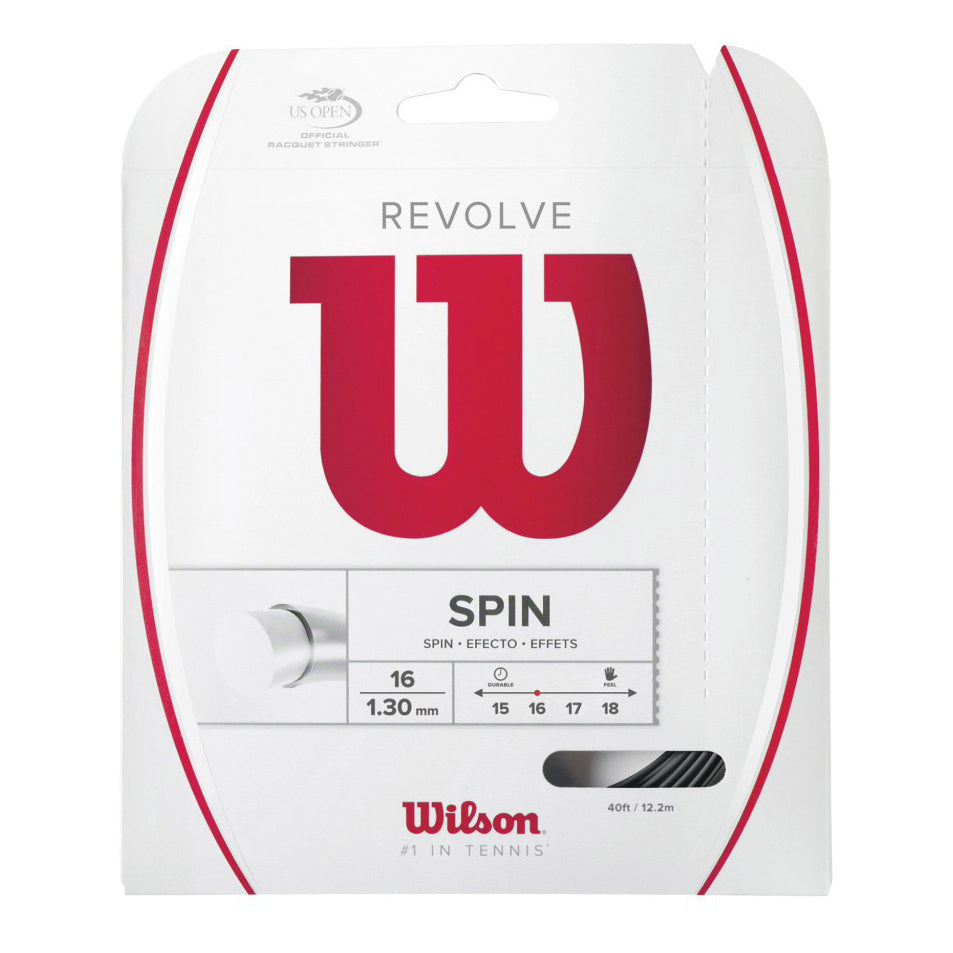Wilson Revolve Saitenset 12,2m-Schwarz