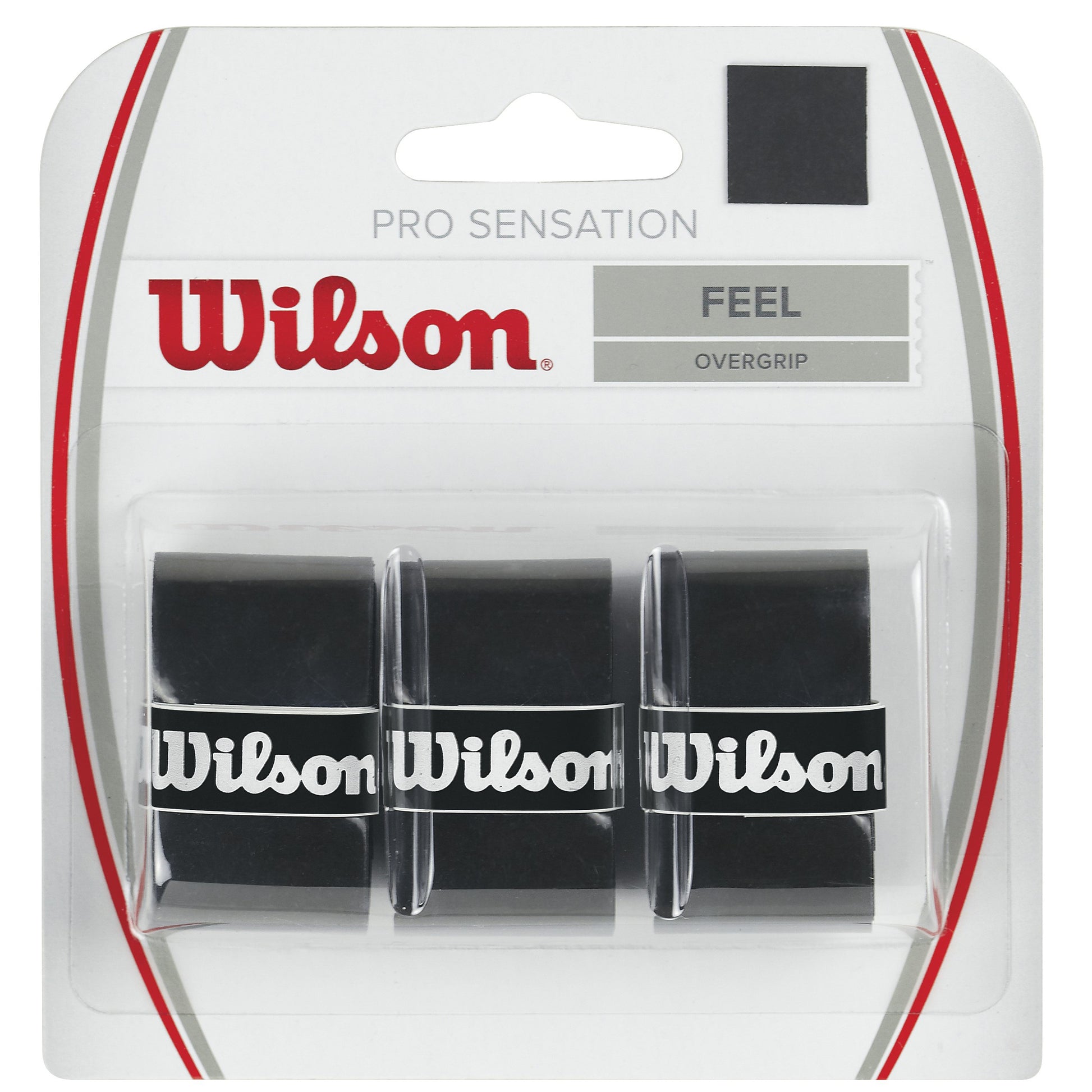 Wilson Pro Overgrip Sensation 3er Pack - schwarz