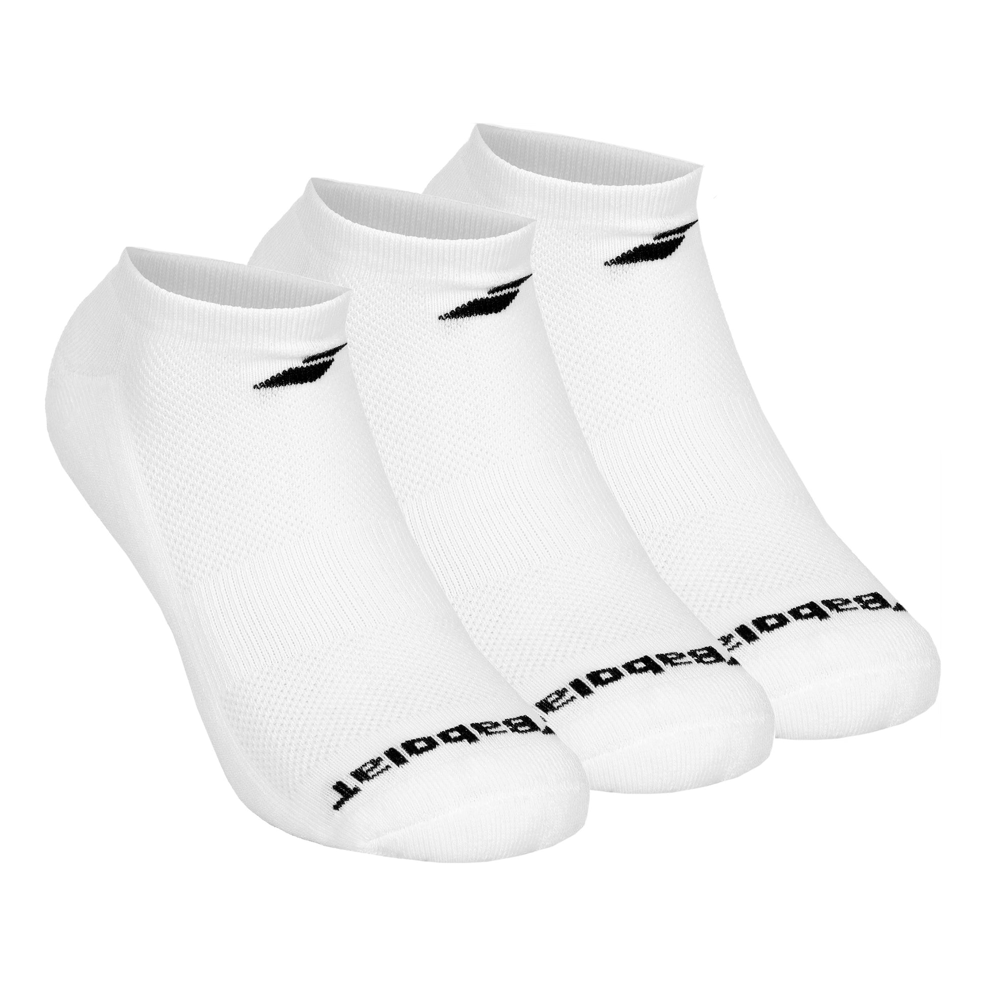 Babolat Invisible Tennissocken 3er Pack Unisex - weiß, schwarz