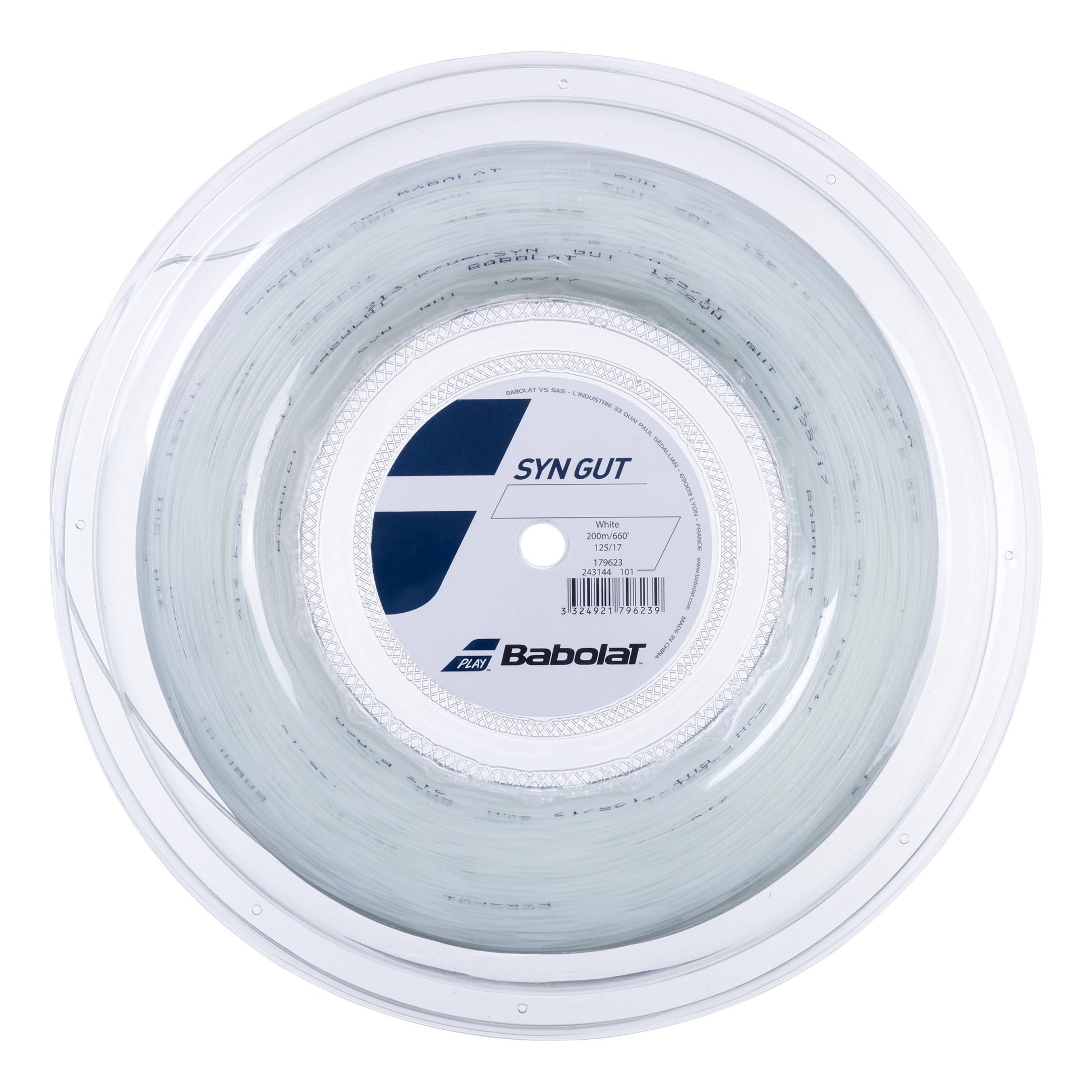 Babolat Synthetic Gut Saitenrolle 200m-Weiß