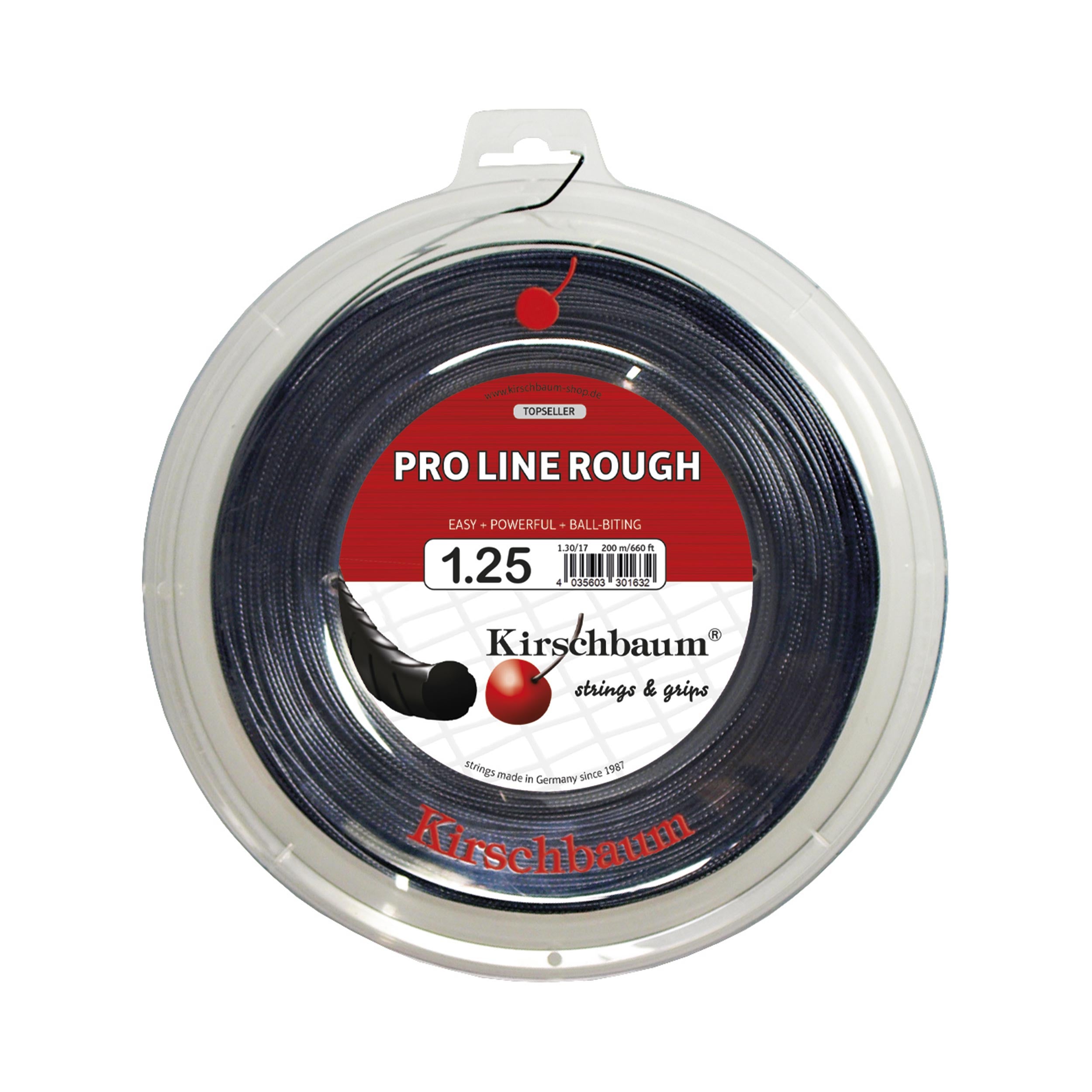 Pro Line Rough Saitenrolle 200m-Schwarz | CenterCourt.de