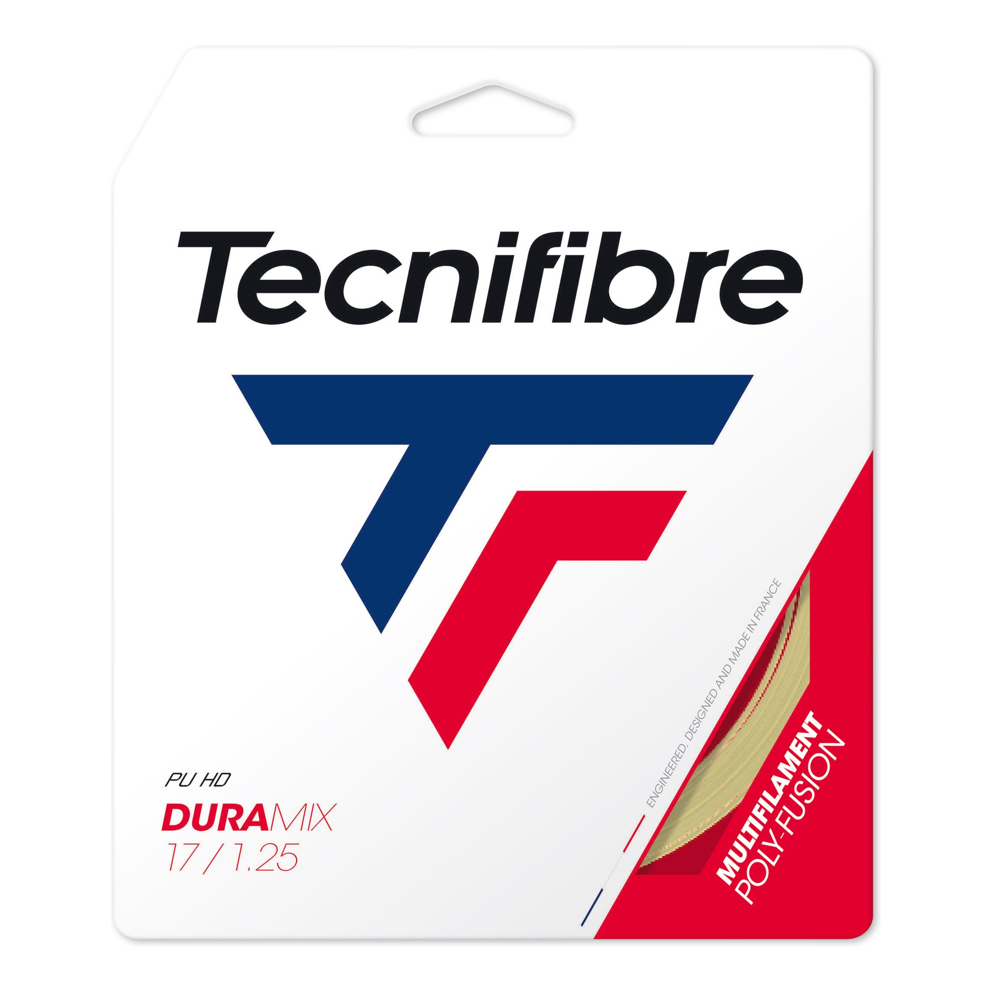 Tecnifibre Duramix HD 12m Saitenset-Nude