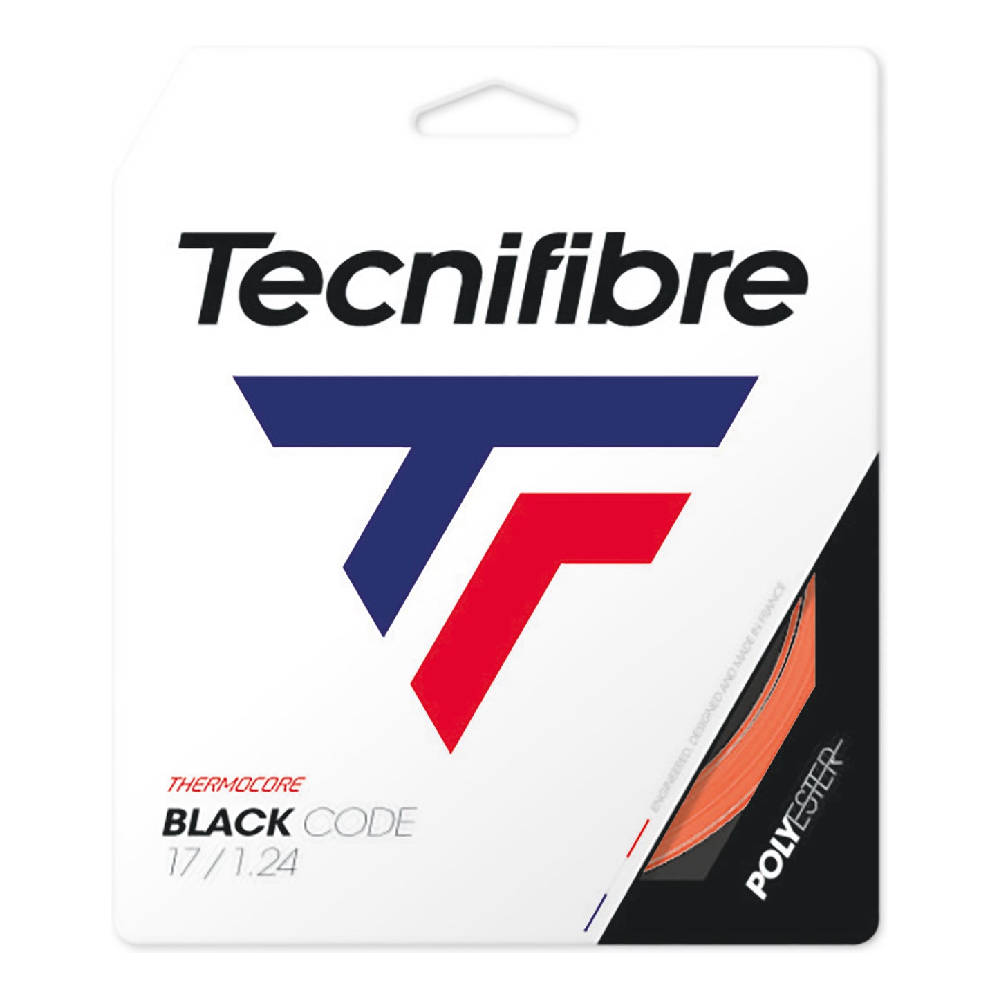Tecnifibre Black Code 12m Saitenset-Orange,Rot