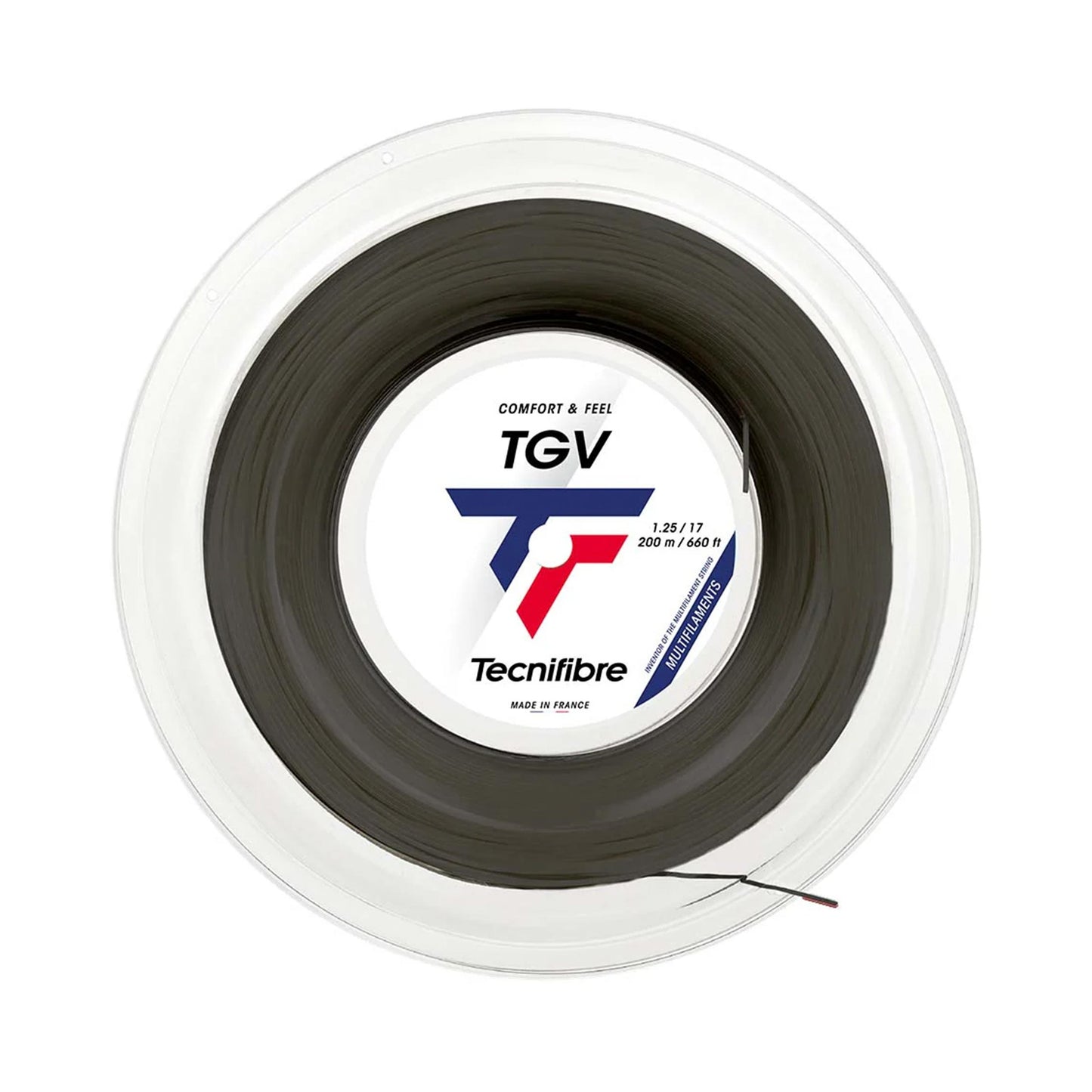Tecnifibre TGV 200m Saitenrolle-Schwarz