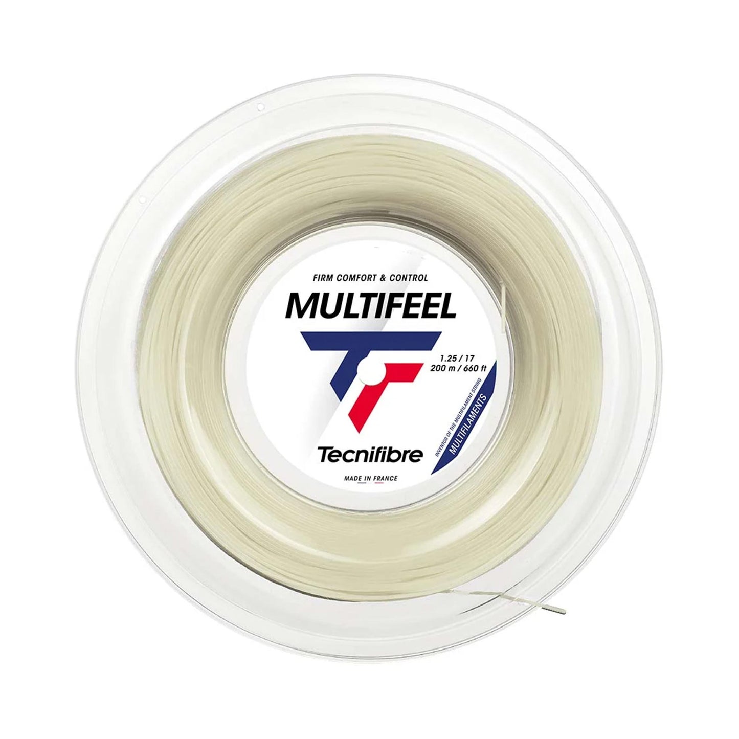 Tecnifibre Multifeel 200m Saitenrolle-Nude