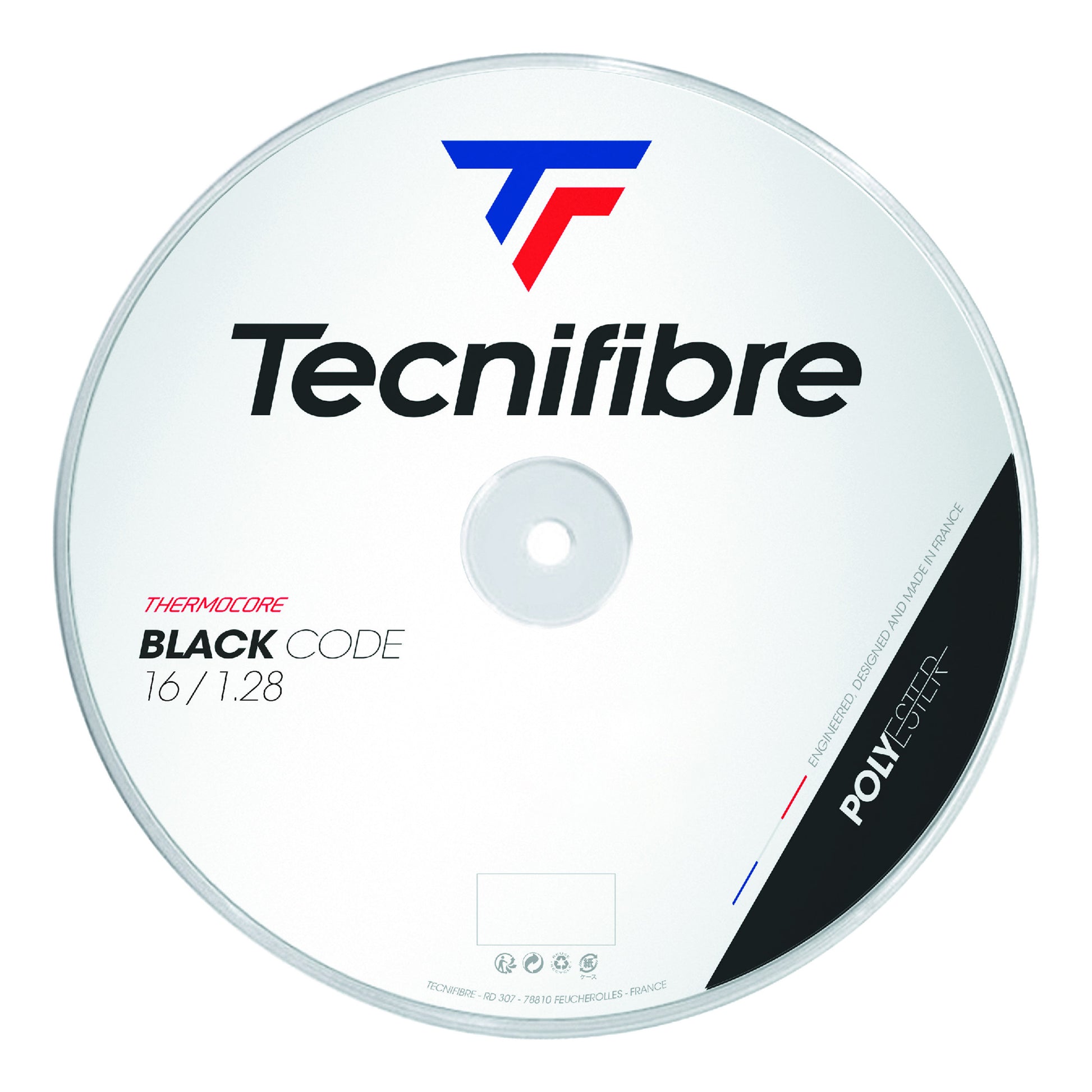 Tecnifibre Black Code Fire 200m Saitenrolle-Orange,Rot