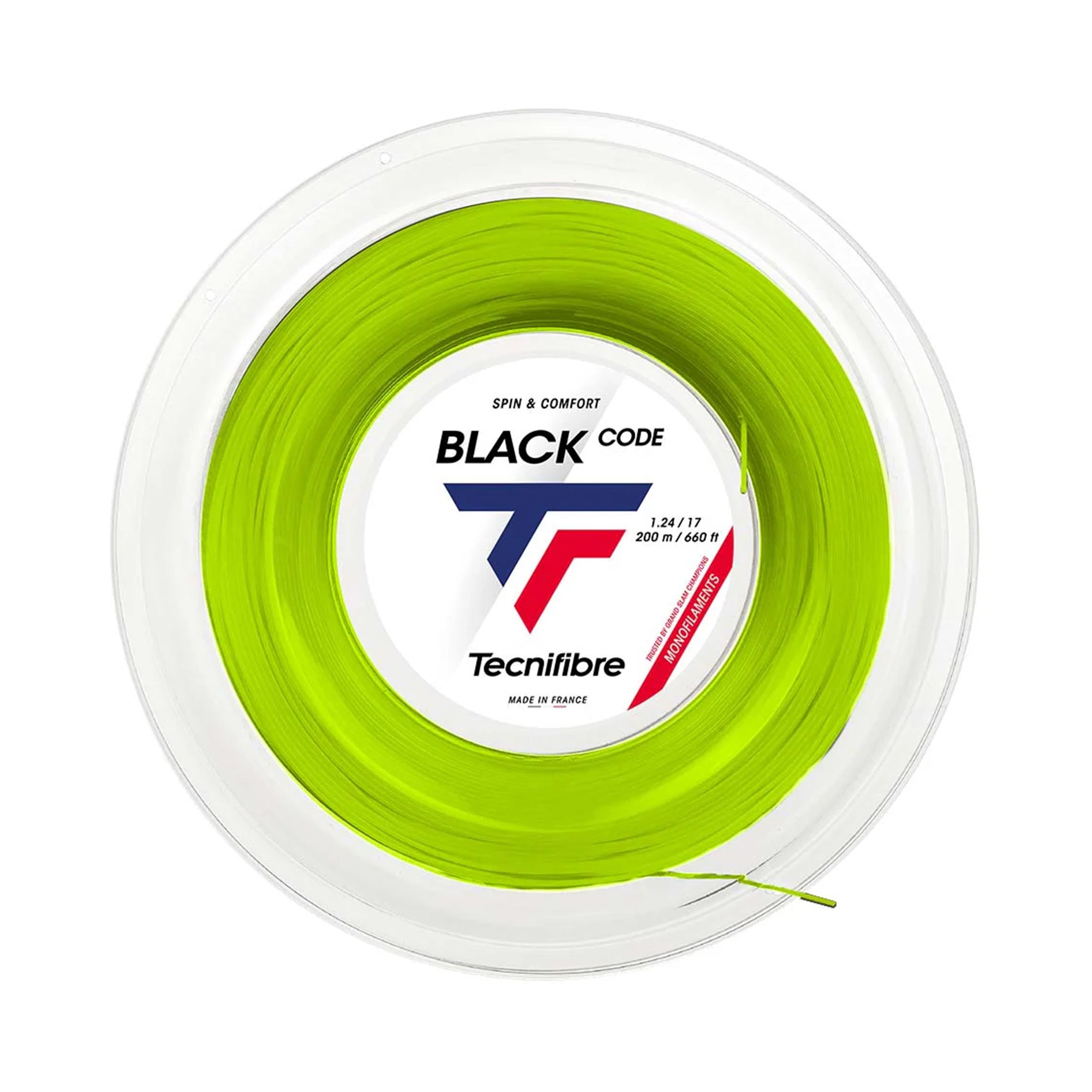 Tecnifibre Black Code 200m Saitenrolle-Limette