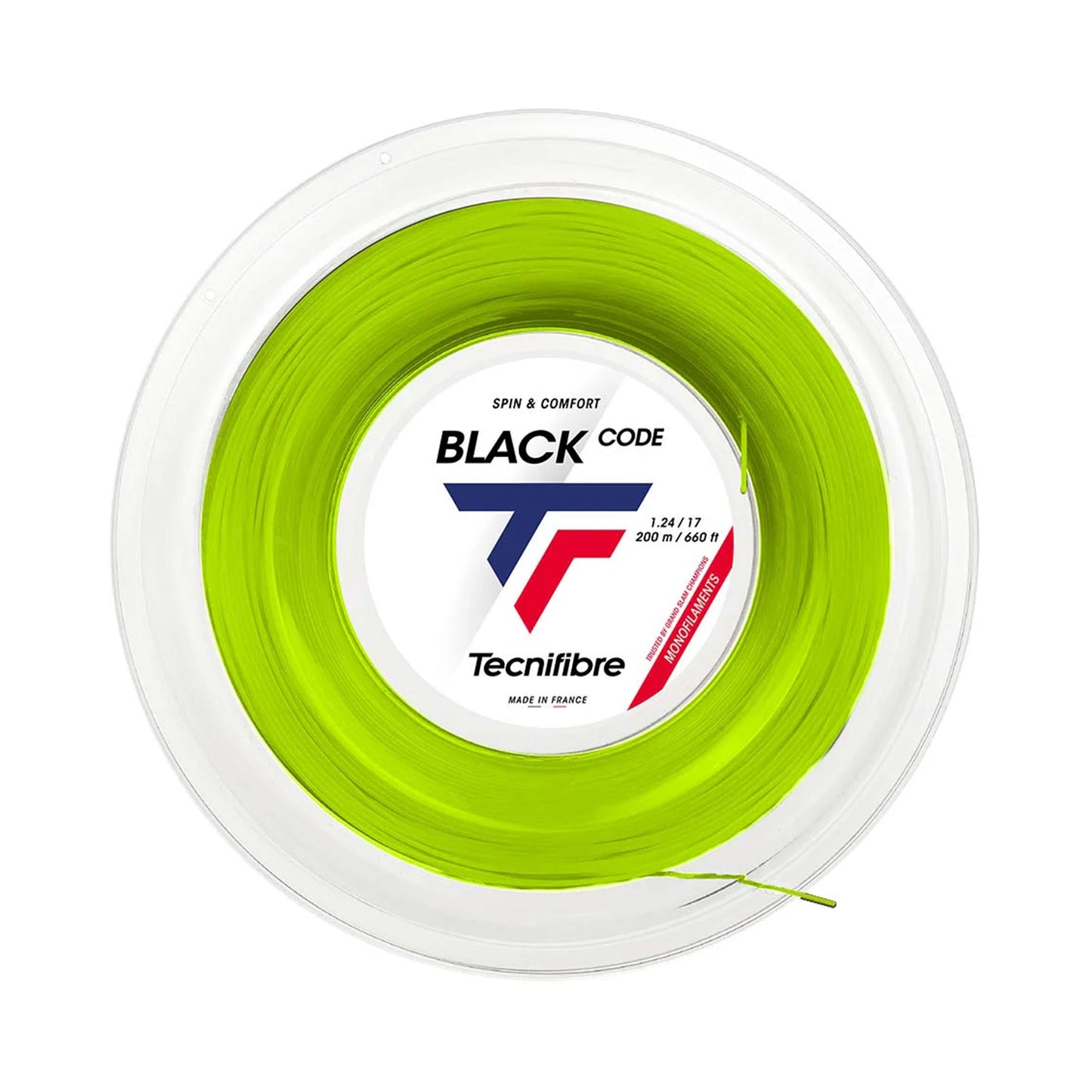 Tecnifibre Black Code 200m Saitenrolle-Limette