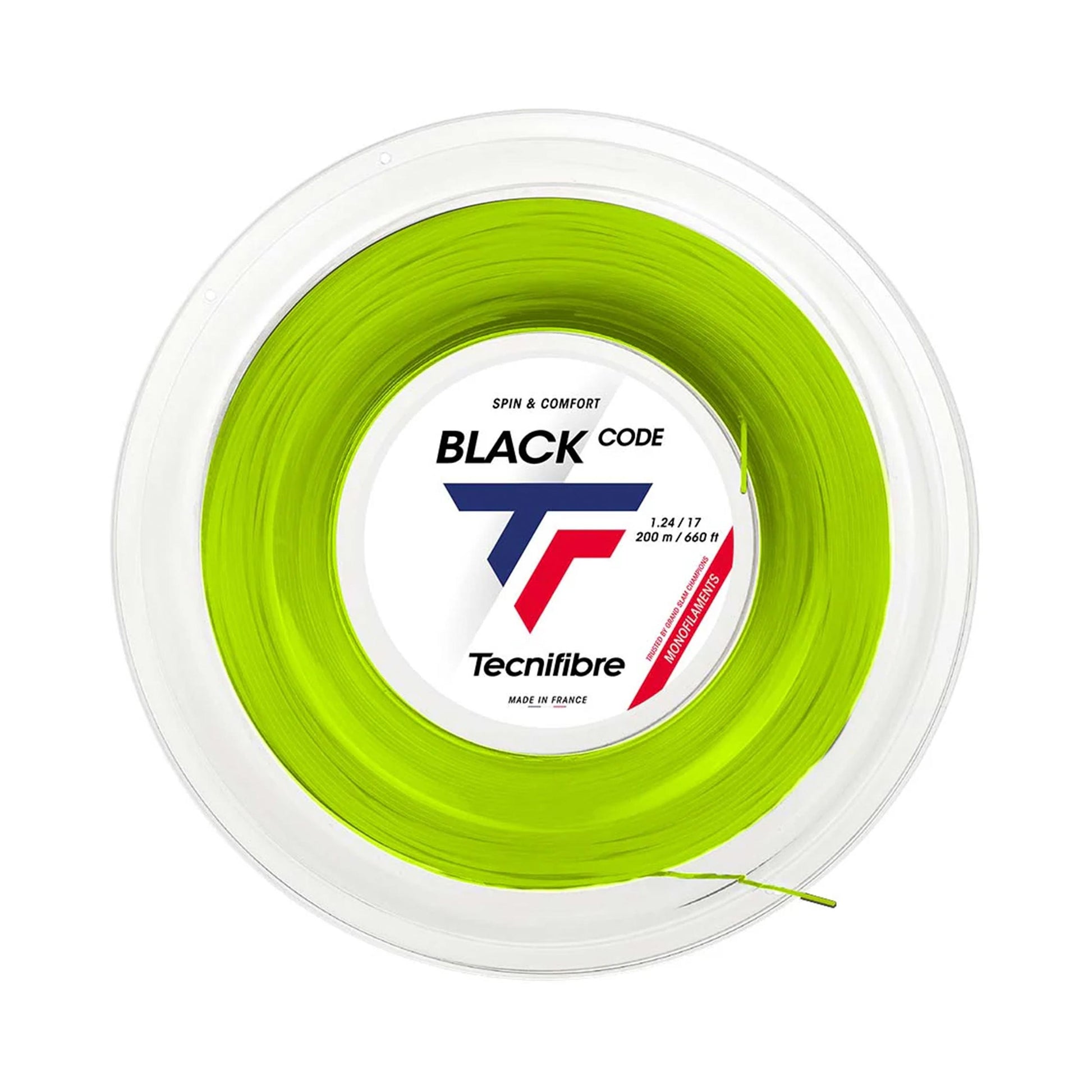 Tecnifibre Black Code 200m Saitenrolle-Limette