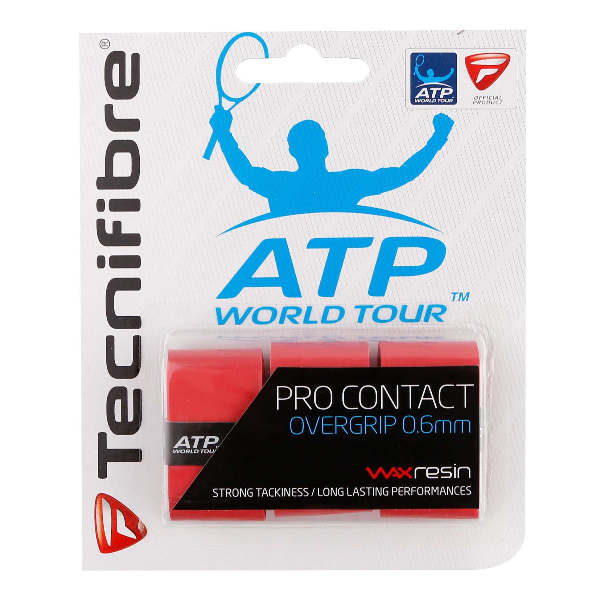 Tecnifibre Contact Pro 3er Pack-Rot