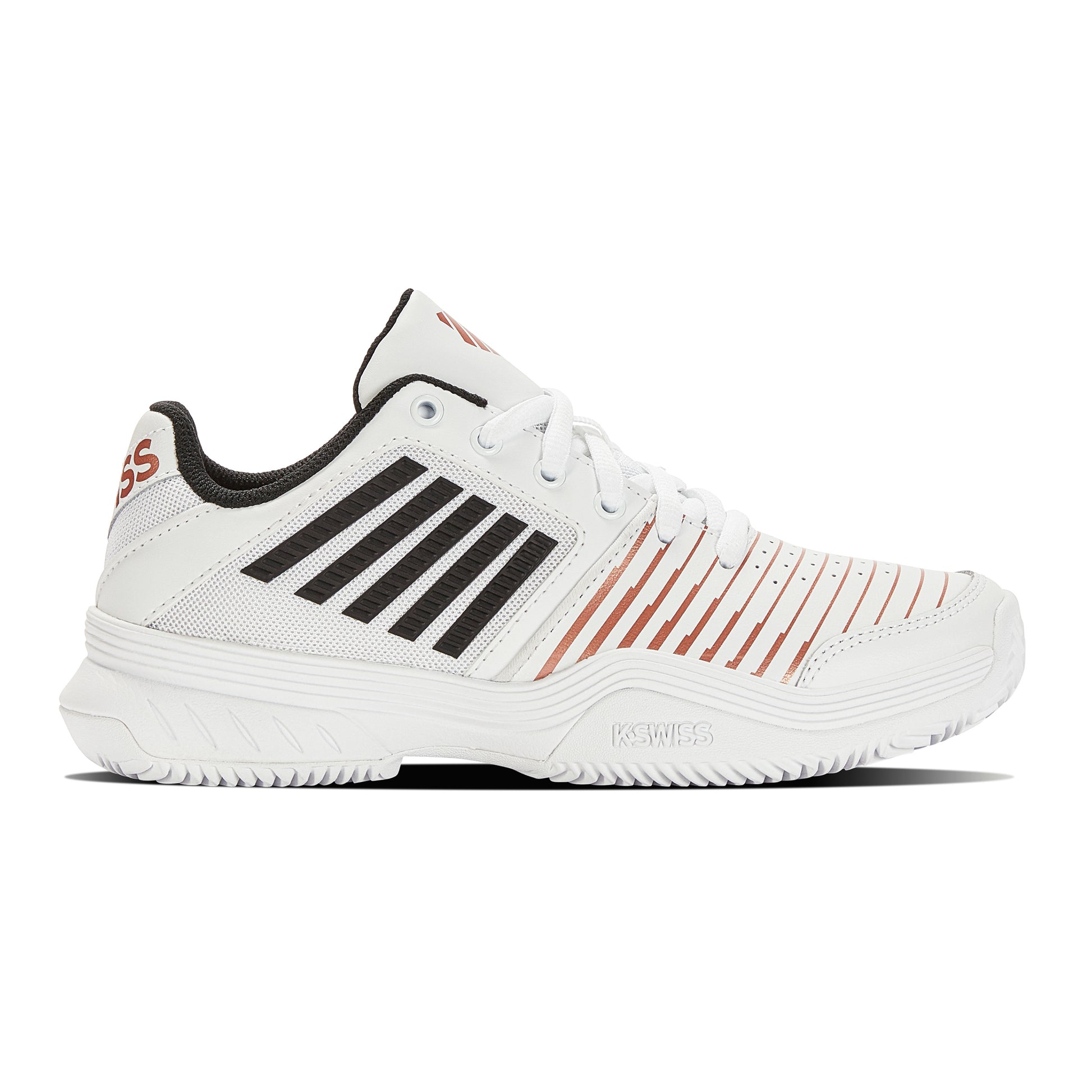K-Swiss Court Express Sandplatzschuh Damen - weiß, schwarz