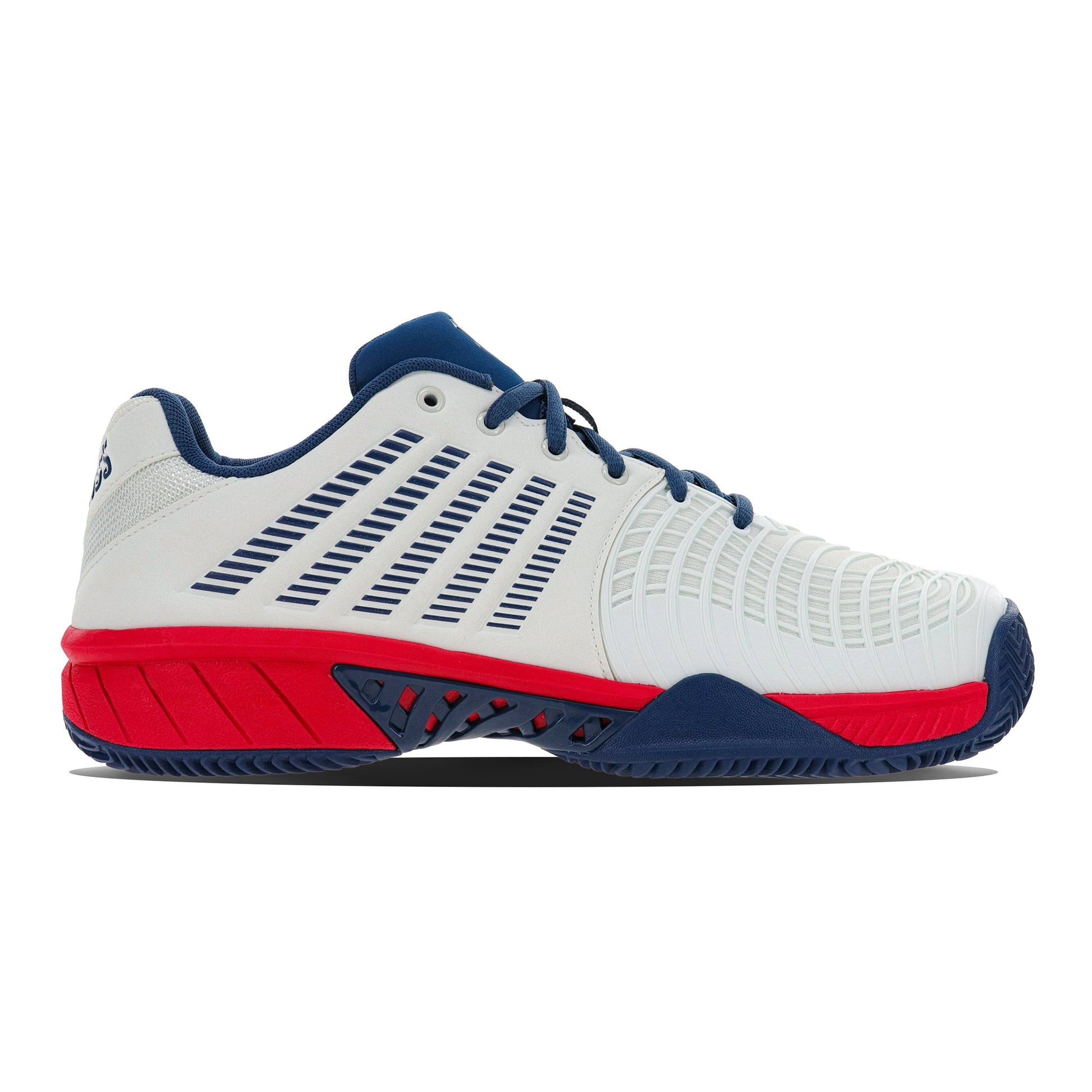K-Swiss Express Light 3 Sandplatzschuh Herren - weiß, rot