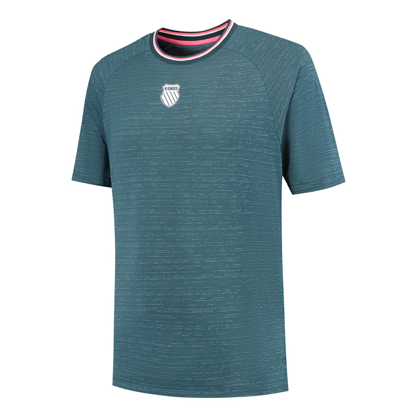 K-Swiss Hypercourt Melange T-Shirt Herren-Petrol