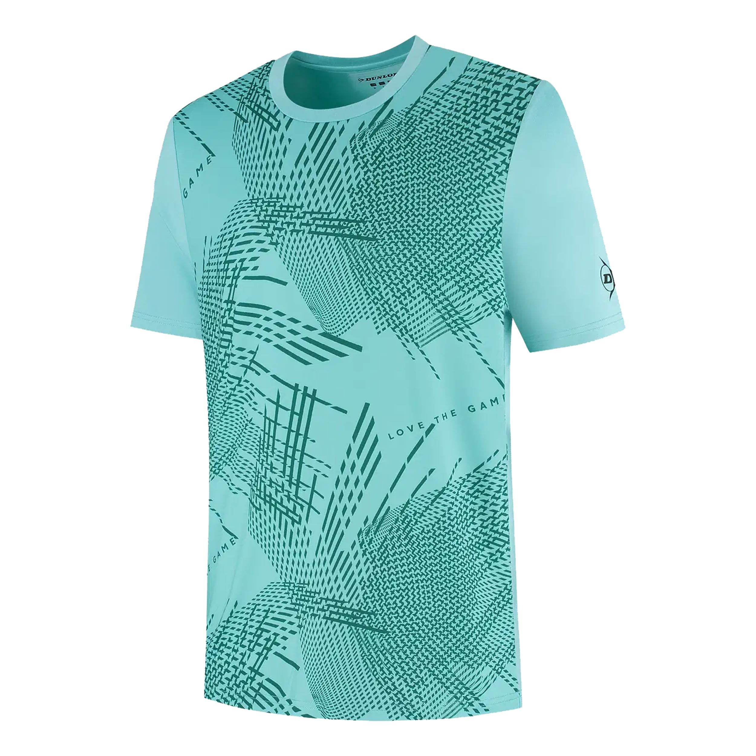 Dunlop Game T-Shirt Herren-Türkis,Grün