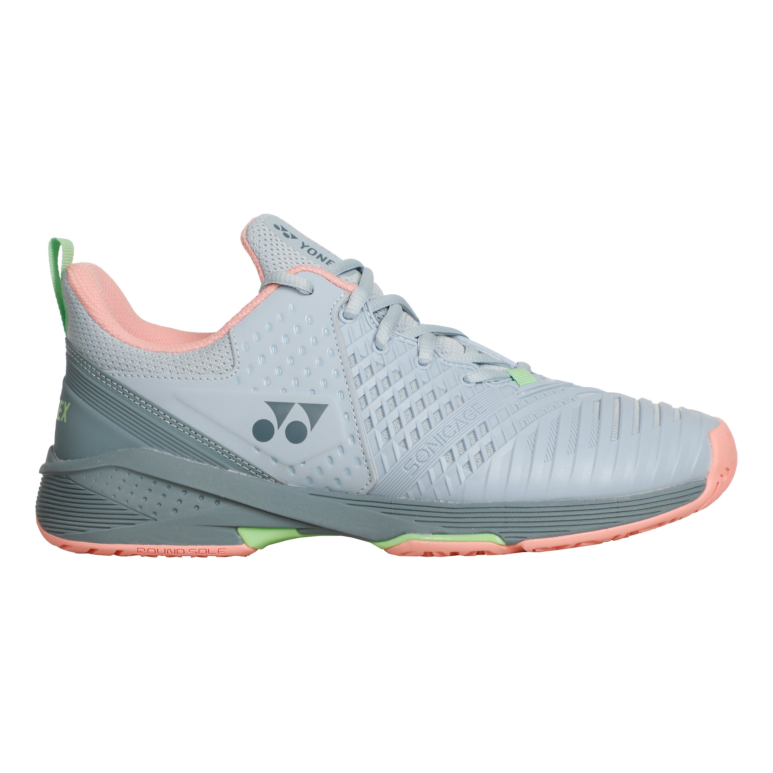 Yonex Sonicage 3 Padelschuh Damen-Hellblau,Apricot