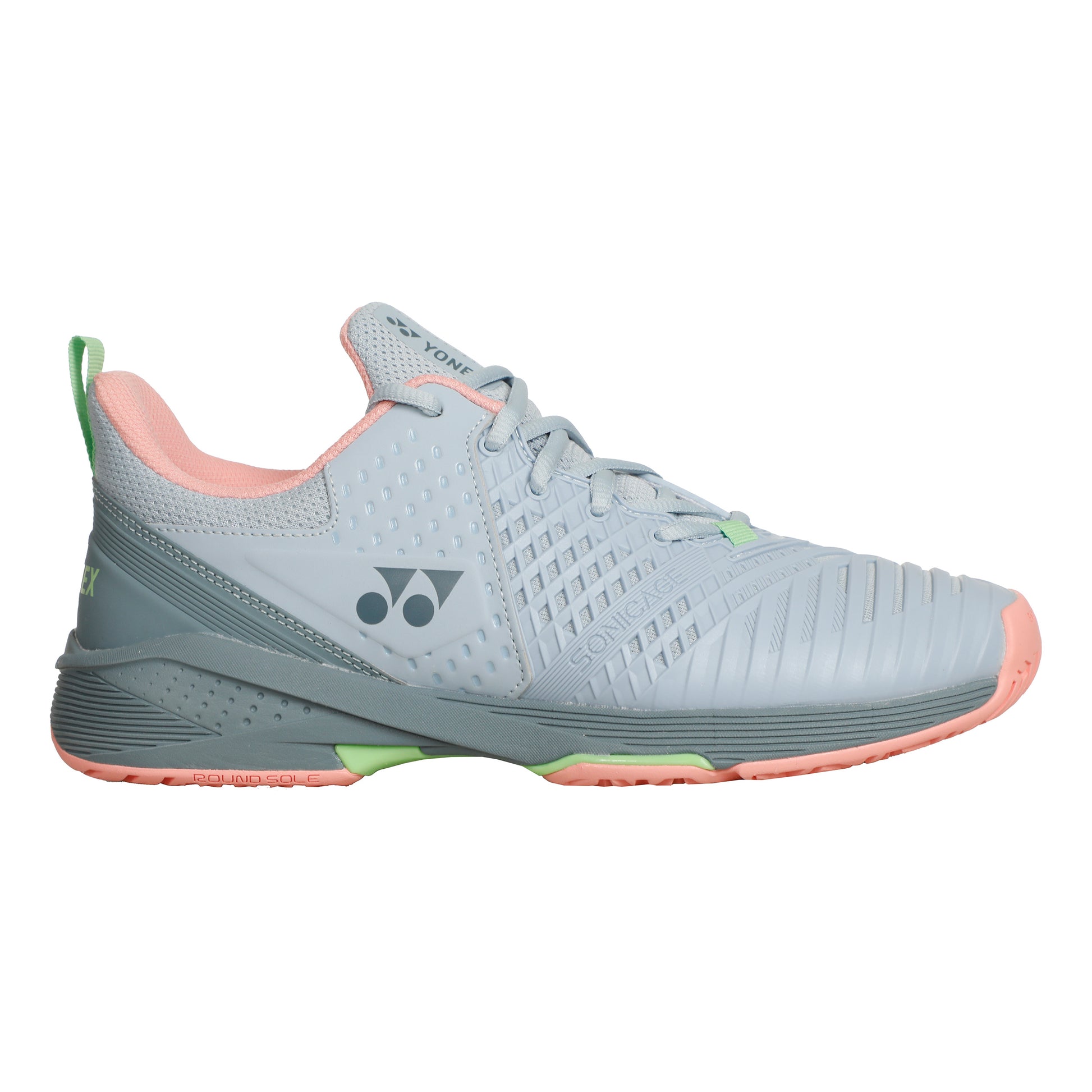 Yonex Sonicage 3 Padelschuh Damen-Hellblau,Apricot