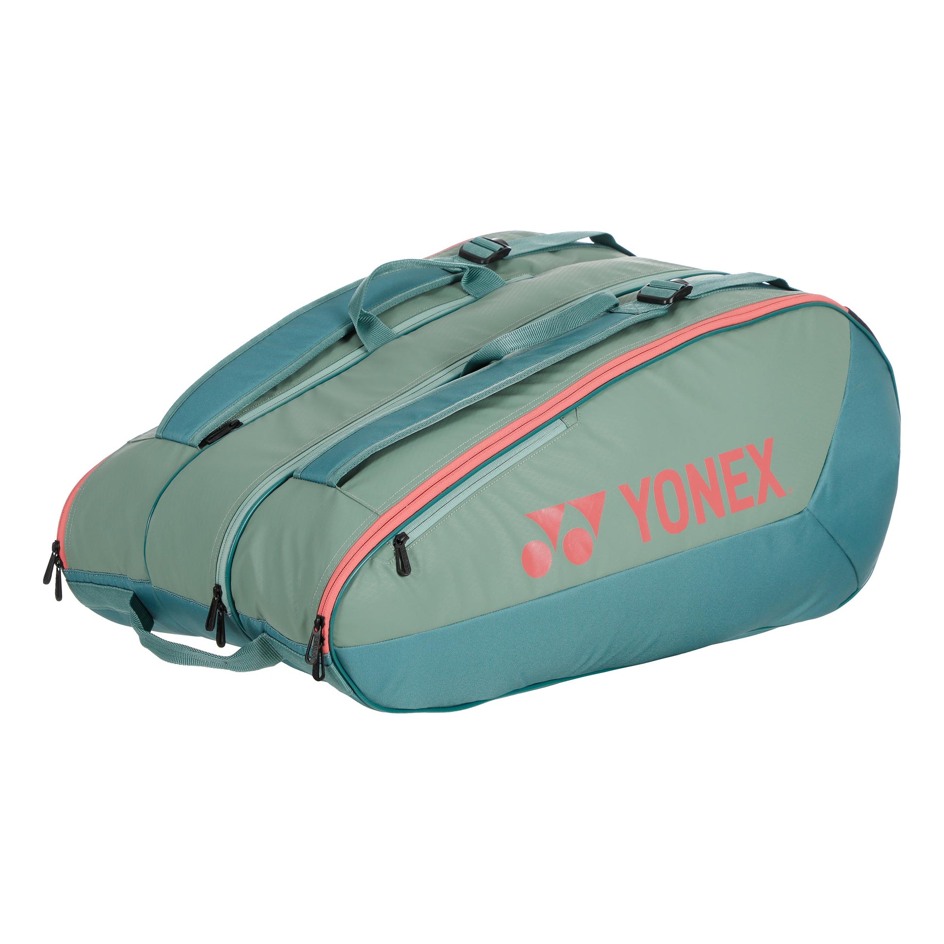 Yonex Team Racquet Bag Schlägertasche 12er-Grün,Weiß