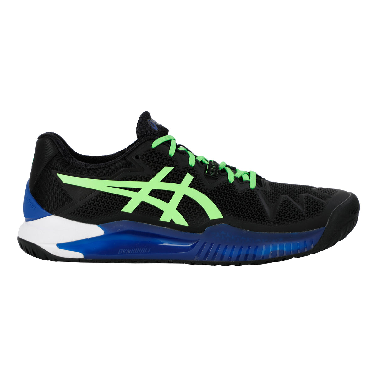 ASICS Gel-Resolution 8 Sandplatzschuh Herren - schwarz, neongrün