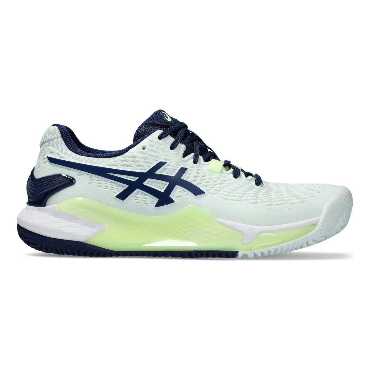 ASICS Gel-Resolution 9 Sandplatzschuh Damen - mint, dunkelblau