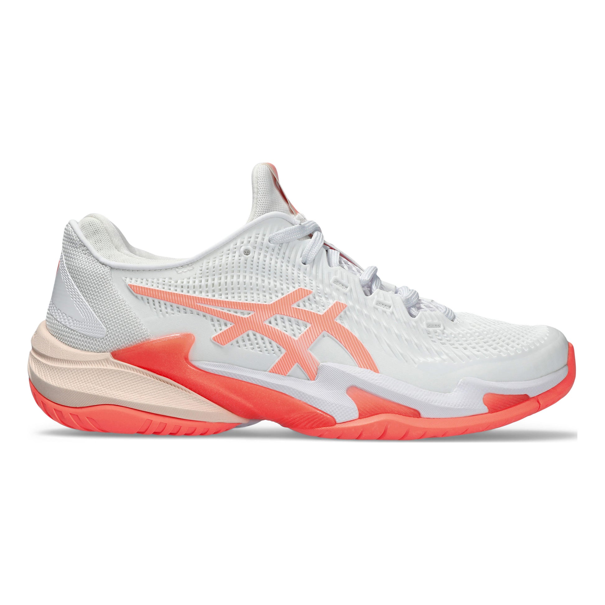 ASICS Court FF 3 Allcourtschuh Damen - weiß, koralle