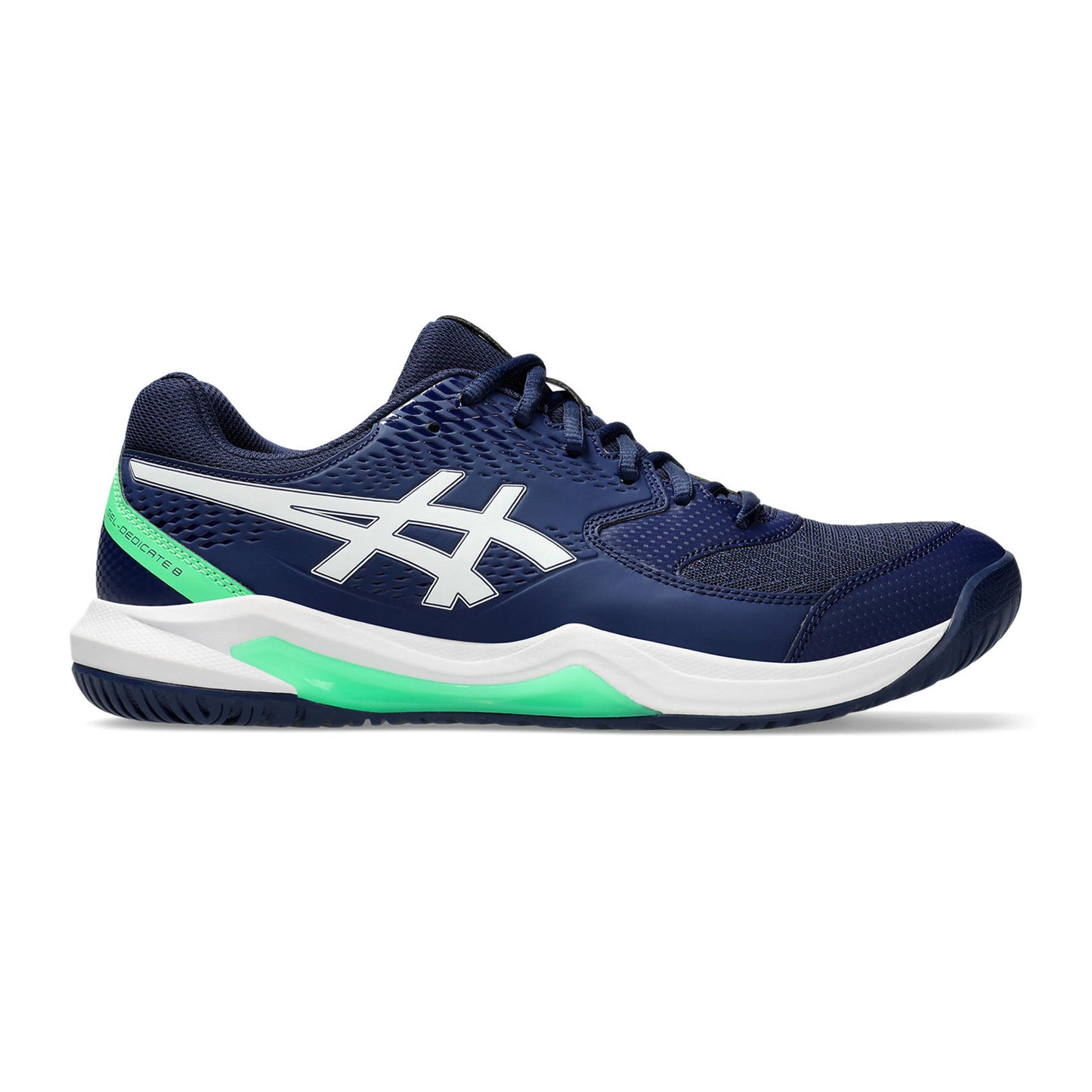 ASICS Gel-Dedicate 8 Allcourtschuh Herren - dunkelblau, grün