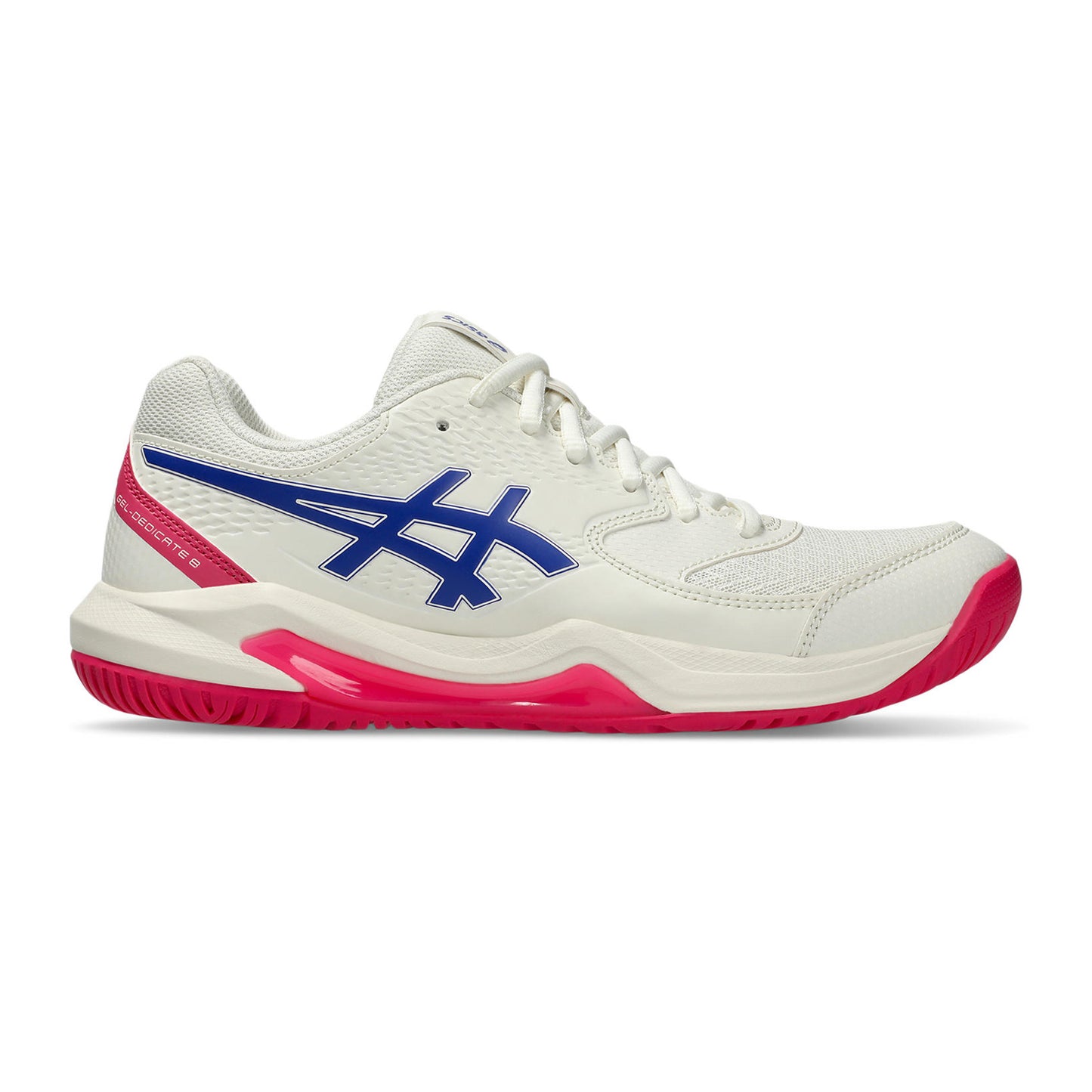 ASICS Gel-Dedicate 8 Allcourtschuh Damen - creme, dunkelblau