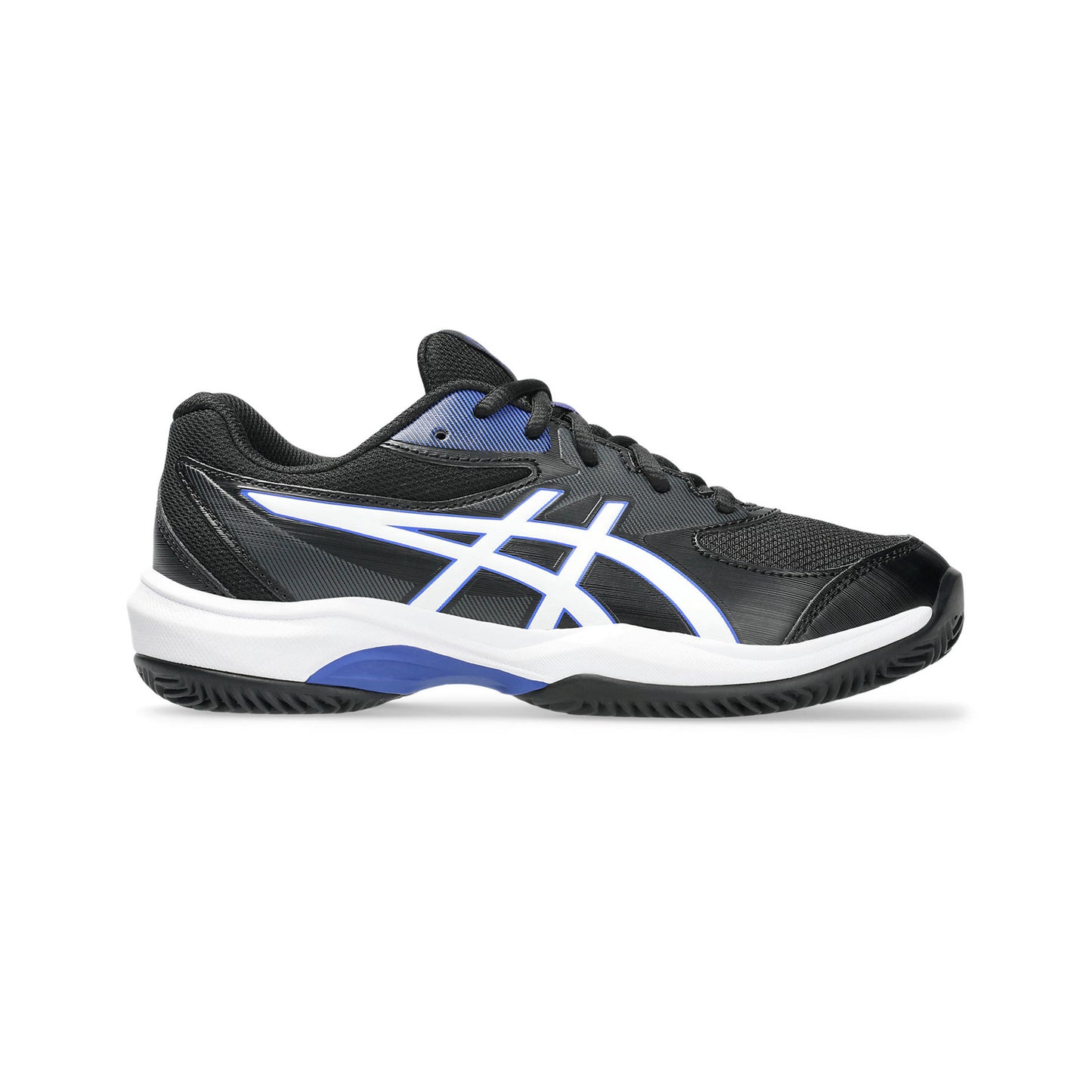 ASICS Gel-Game Gs/OC Sandplatzschuh Kinder - schwarz, weiß