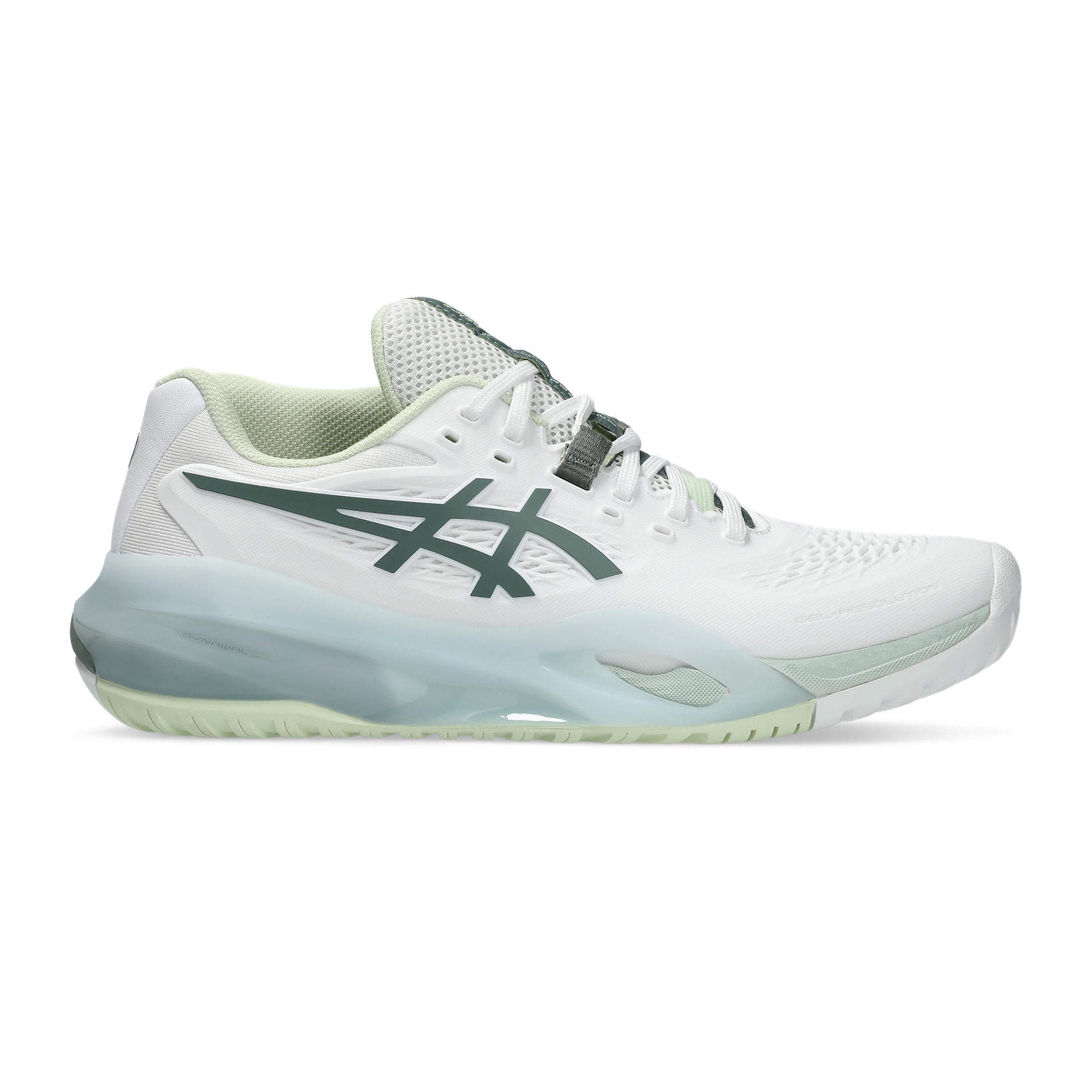 ASICS Gel-Resolution X Allcourtschuh Damen-Weiß,Blaugrau