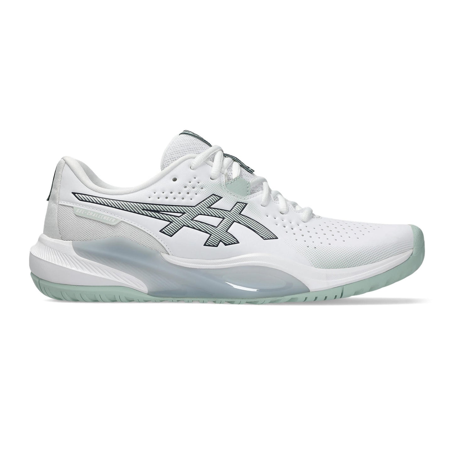 ASICS Gel-Challenger 15 Allcourtschuh Herren - weiß, blaugrau