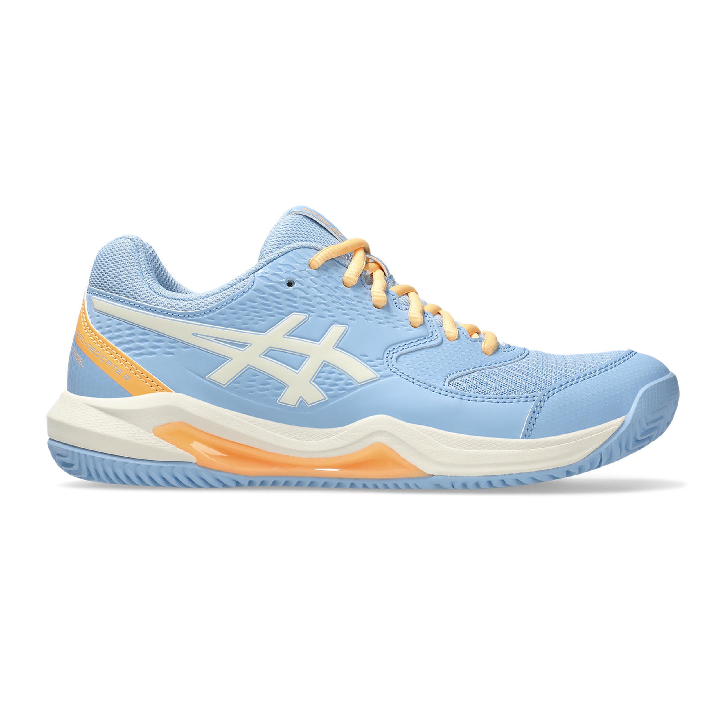 ASICS Gel-Dedicate 8 Padelschuh Damen-Blaugrau,Creme