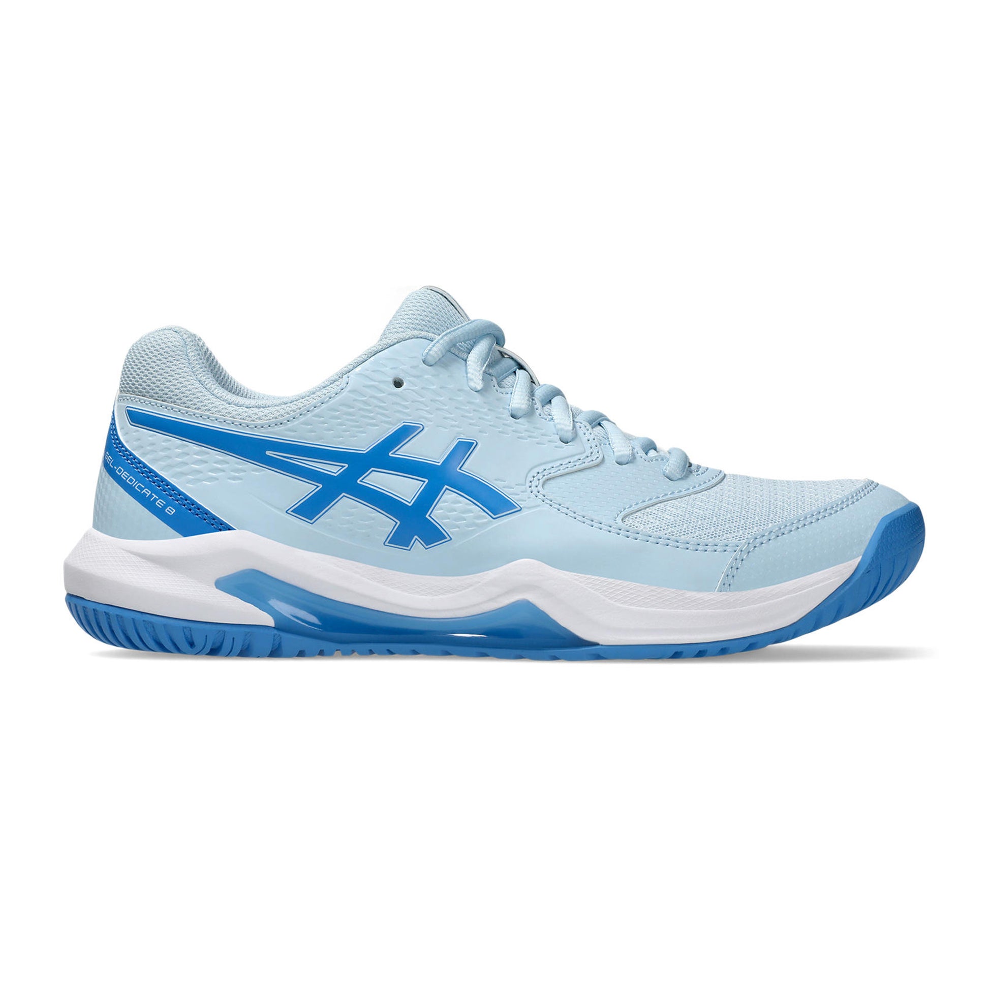 ASICS Gel-Dedicate 8 Allcourtschuh Damen - hellblau, blau