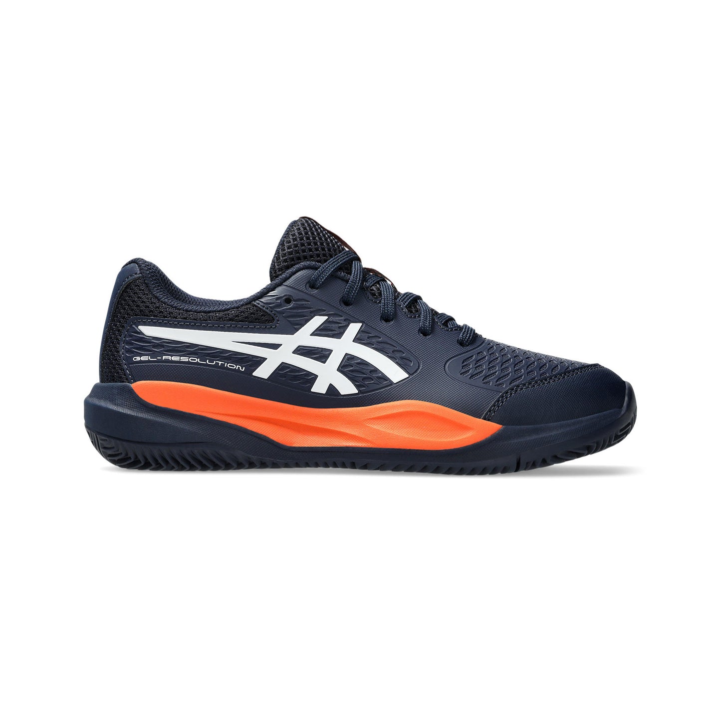 ASICS Gel-Resolution X Sandplatzschuh Kinder - dunkelblau, weiß