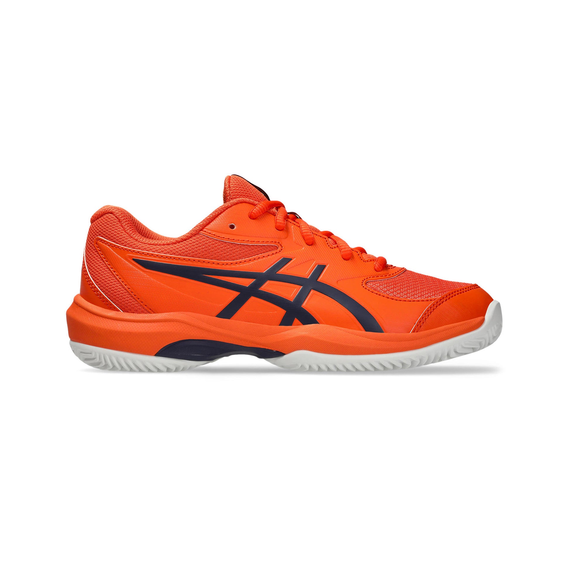 ASICS Gel-Game Gs/OC Sandplatzschuh Kinder - orange, dunkelblau